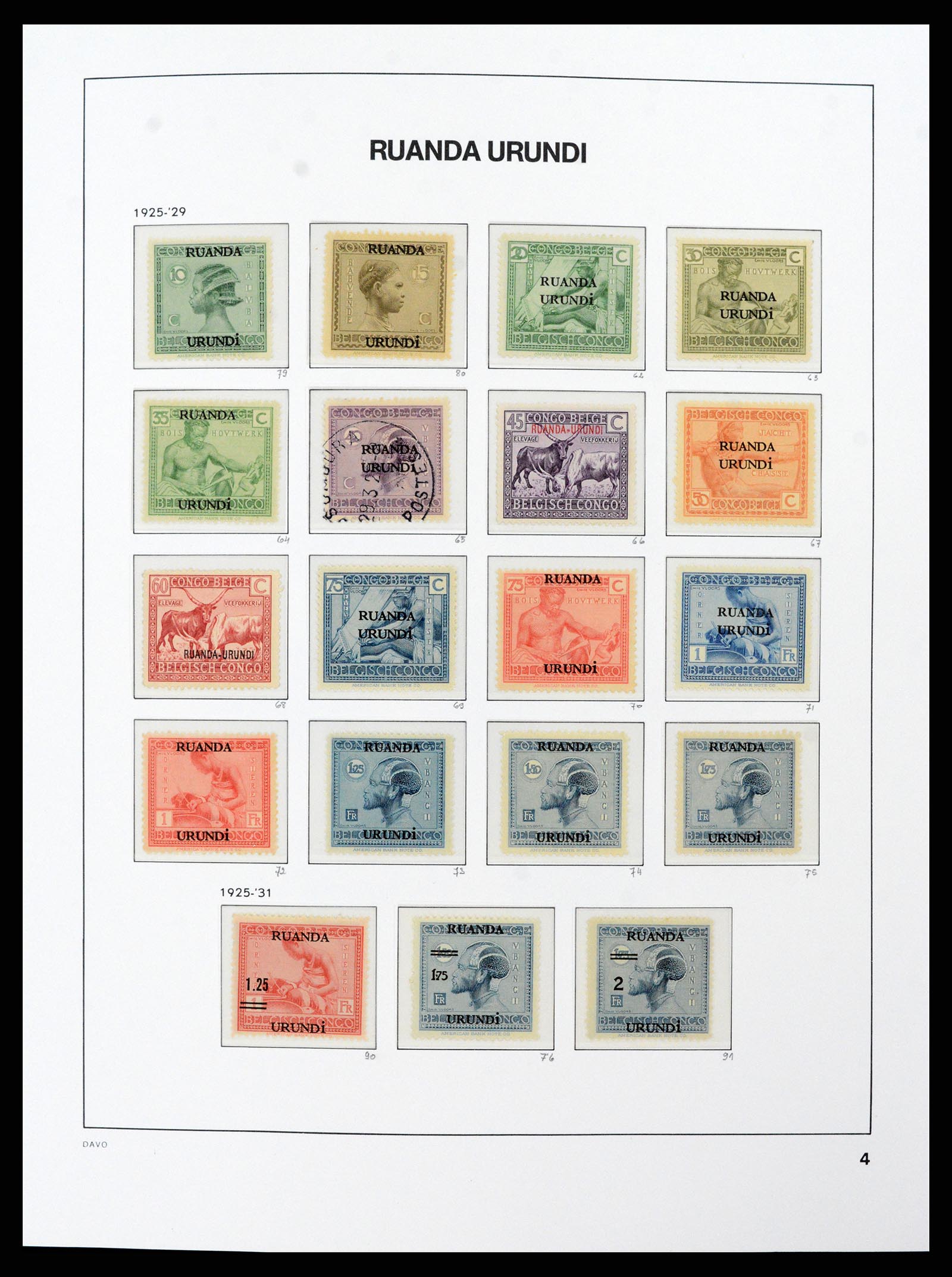 38159 0036 - Stamp collection 38159 Belgian Congo 1886-1964.