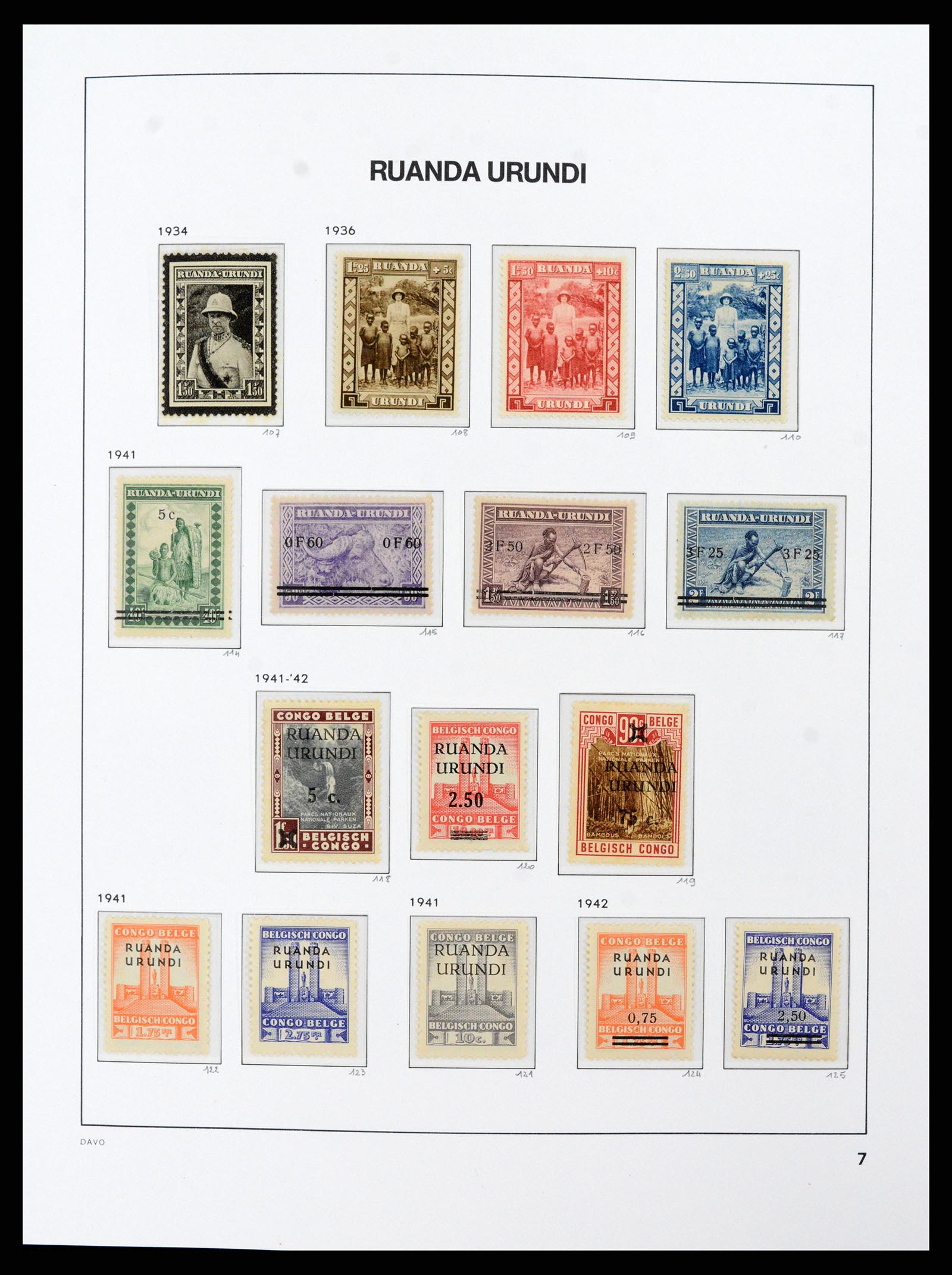 38159 0039 - Postzegelverzameling 38159 Belgisch Congo 1886-1964.