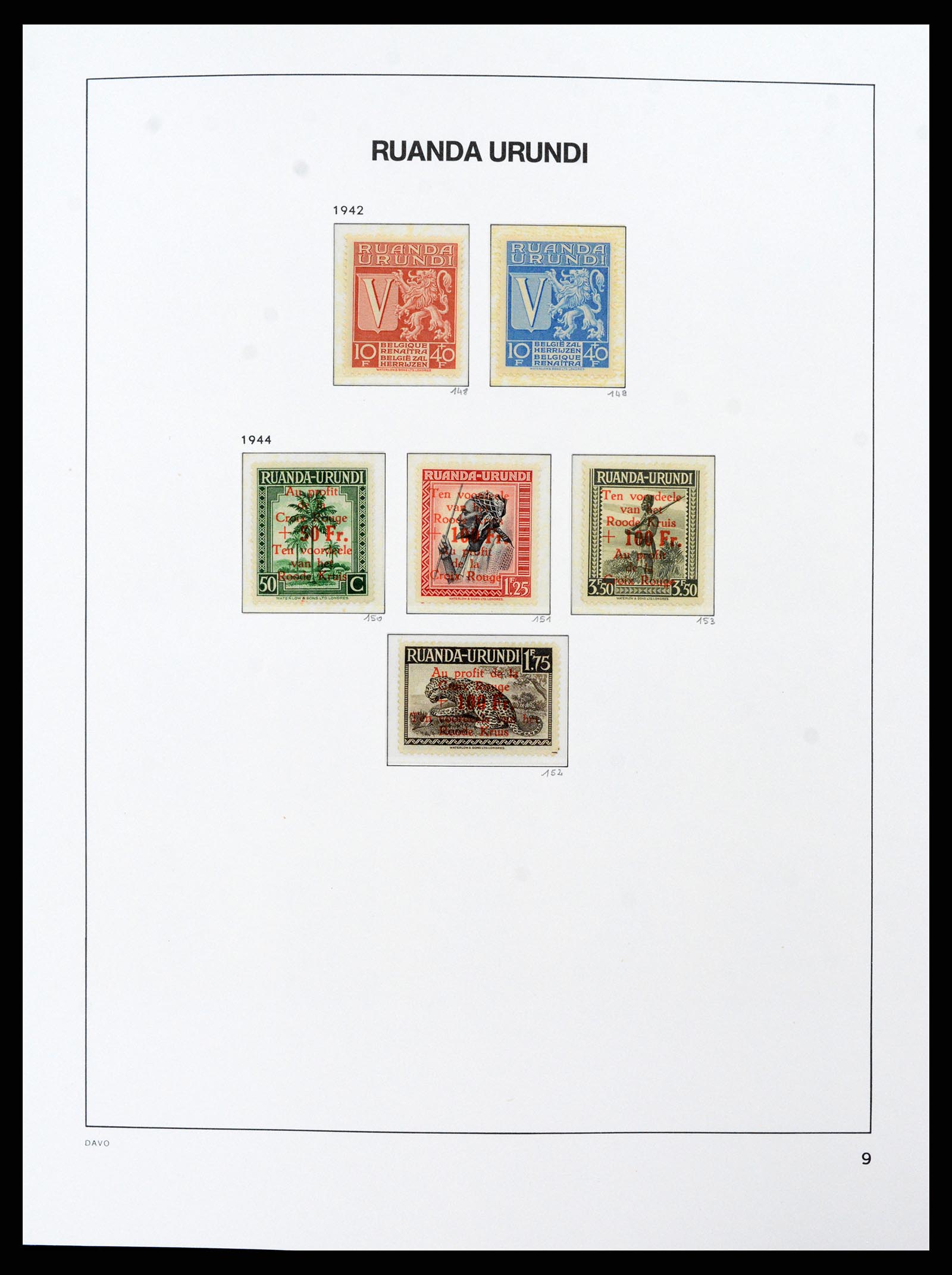 38159 0042 - Postzegelverzameling 38159 Belgisch Congo 1886-1964.