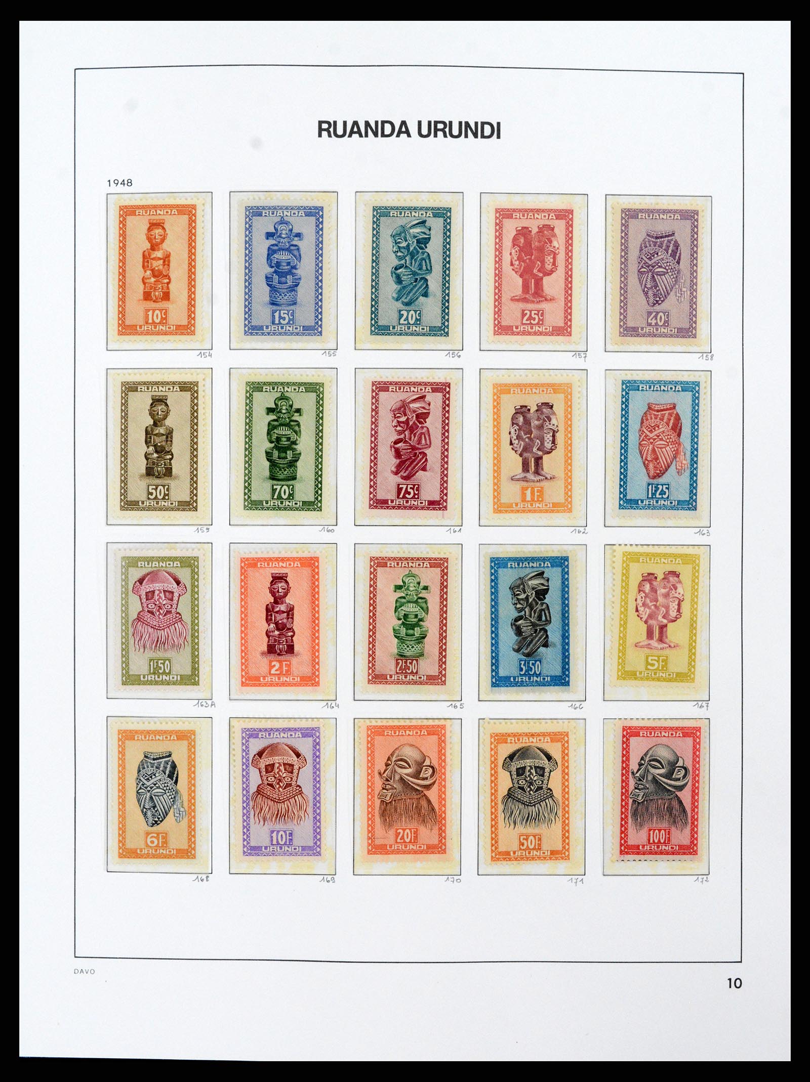 38159 0043 - Postzegelverzameling 38159 Belgisch Congo 1886-1964.