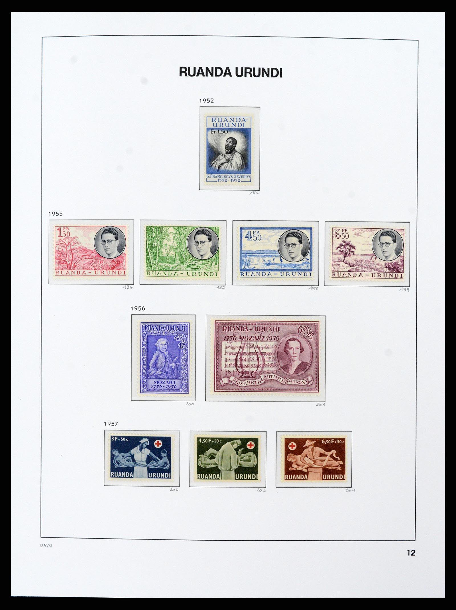 38159 0045 - Postzegelverzameling 38159 Belgisch Congo 1886-1964.