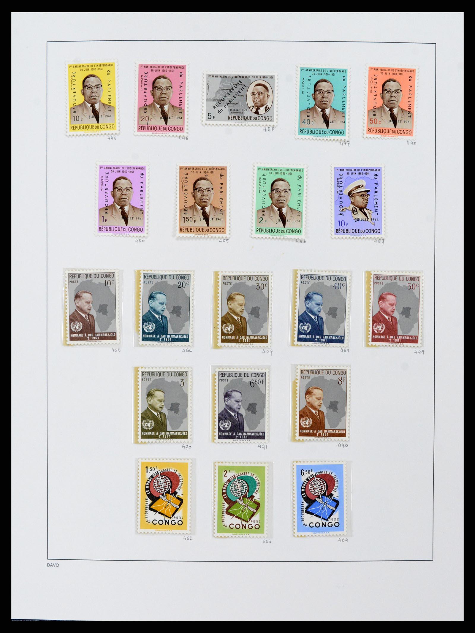 38159 0054 - Postzegelverzameling 38159 Belgisch Congo 1886-1964.