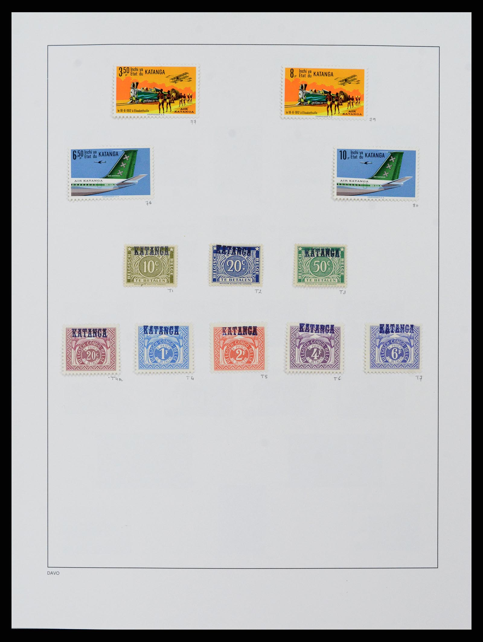 38159 0064 - Postzegelverzameling 38159 Belgisch Congo 1886-1964.
