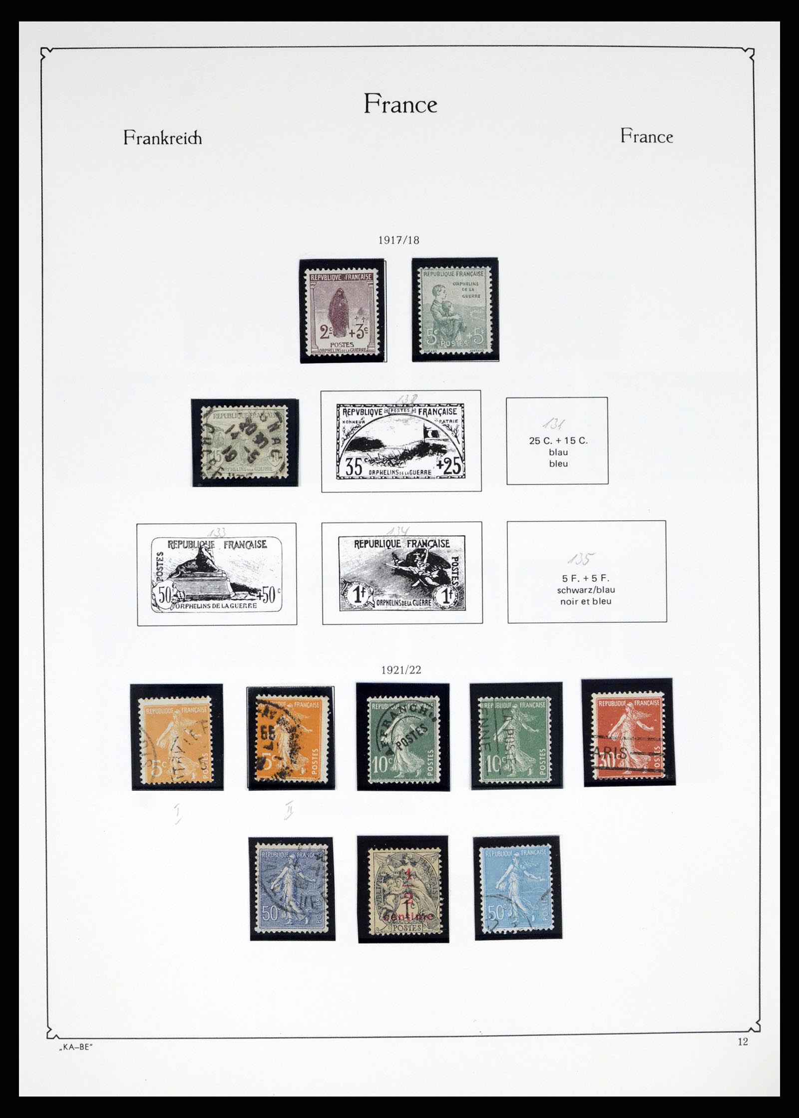 38160 0012 - Postzegelverzameling 38160 Frankrijk 1849-2006.