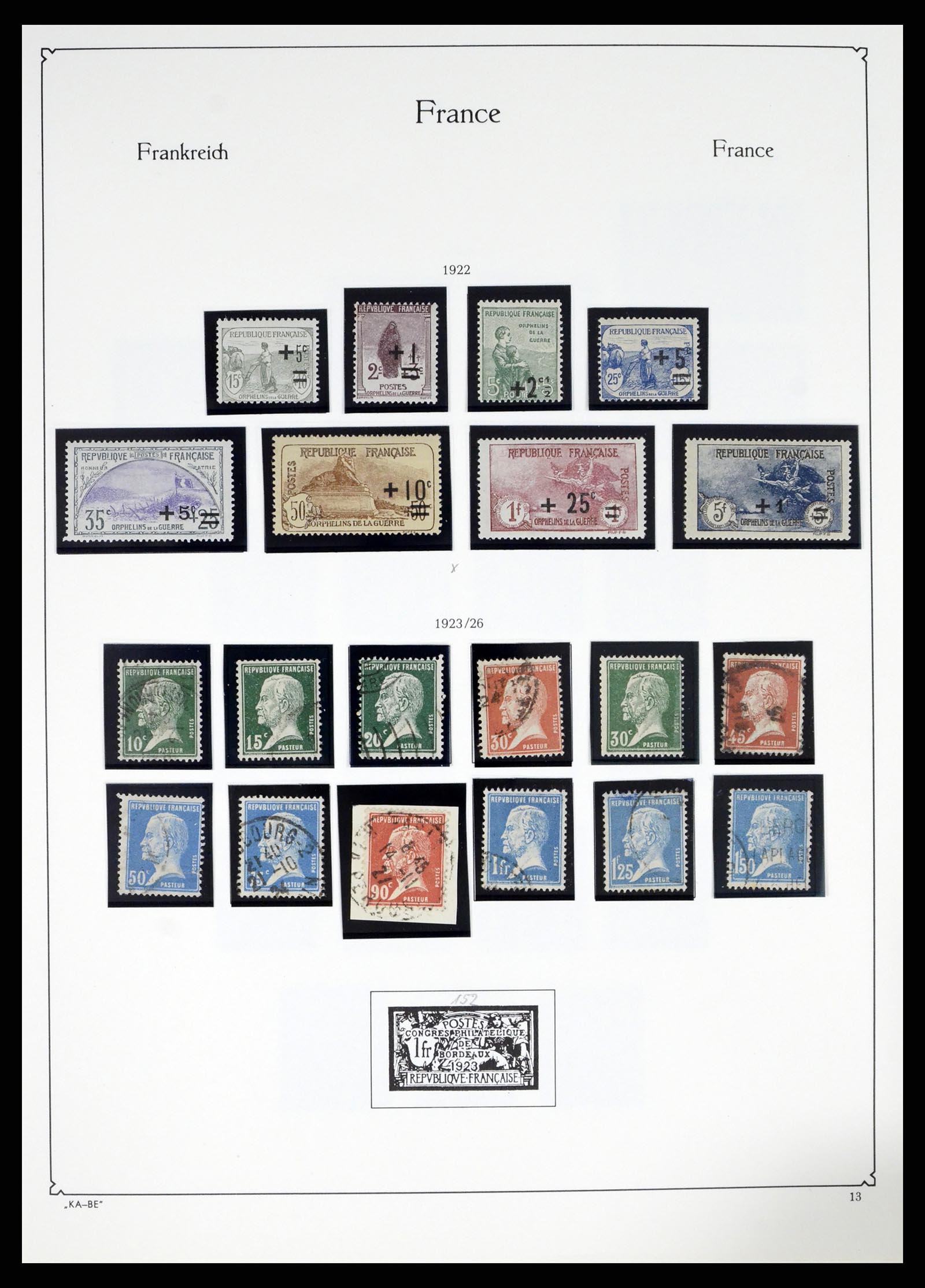 38160 0013 - Postzegelverzameling 38160 Frankrijk 1849-2006.