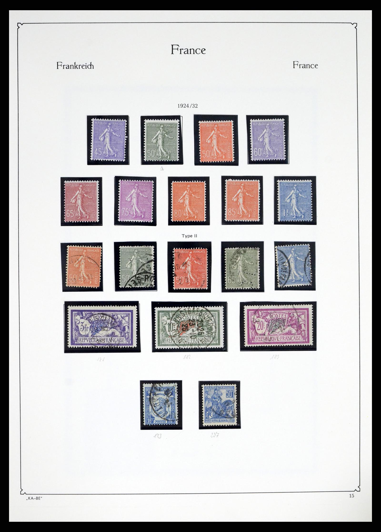 38160 0015 - Postzegelverzameling 38160 Frankrijk 1849-2006.