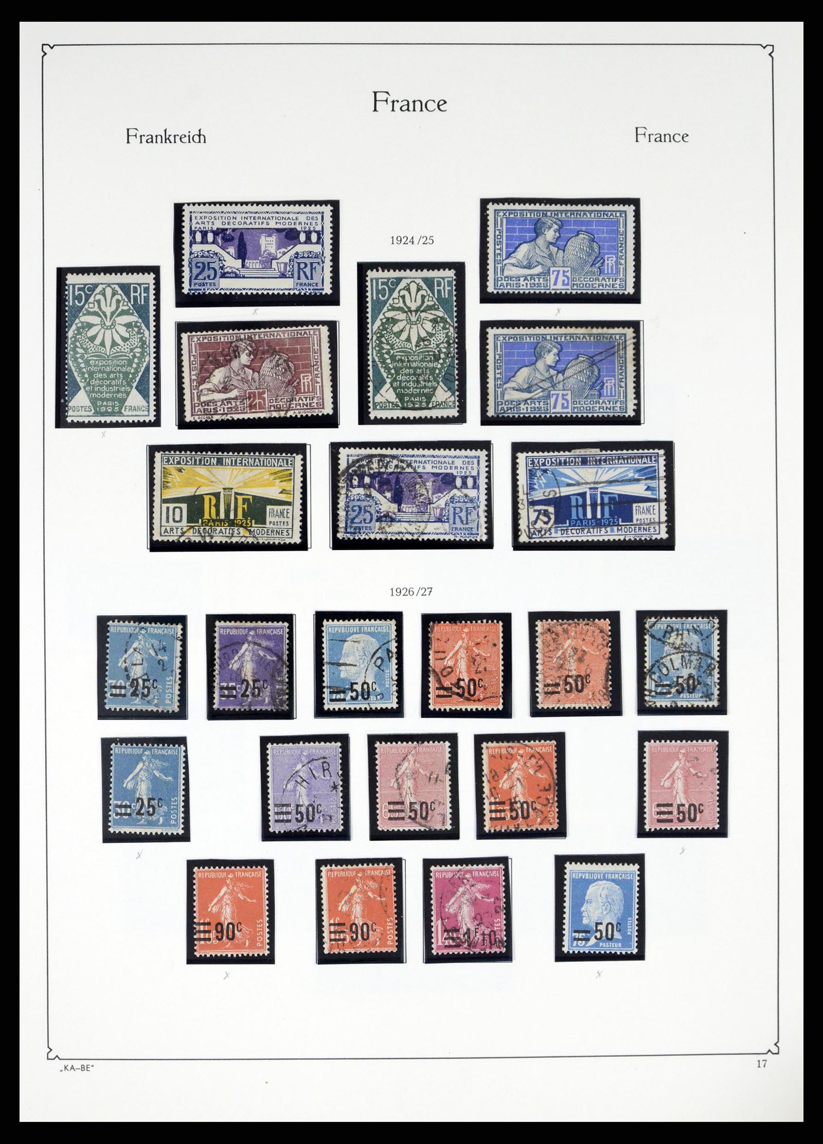 38160 0017 - Postzegelverzameling 38160 Frankrijk 1849-2006.