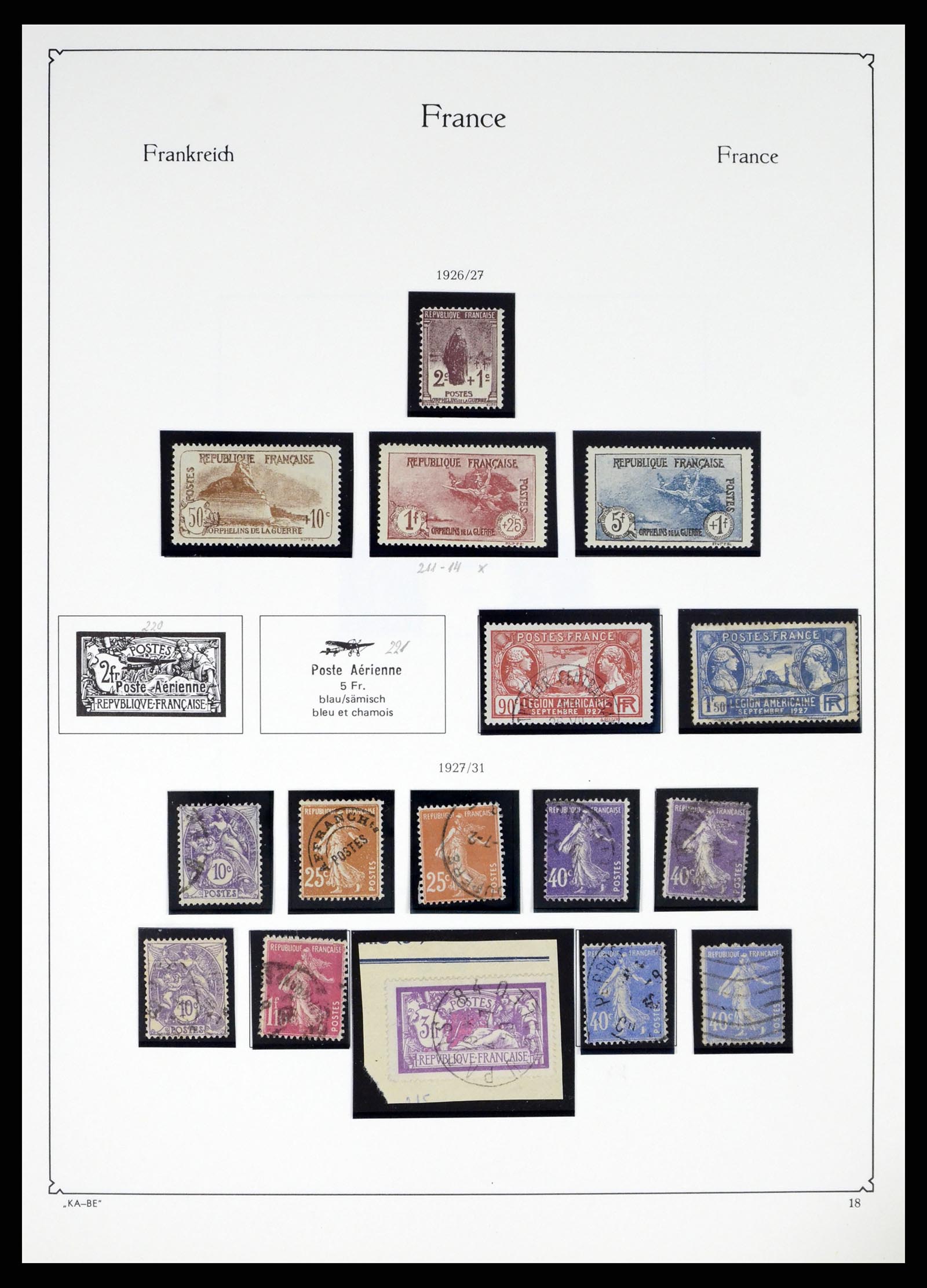 38160 0018 - Postzegelverzameling 38160 Frankrijk 1849-2006.