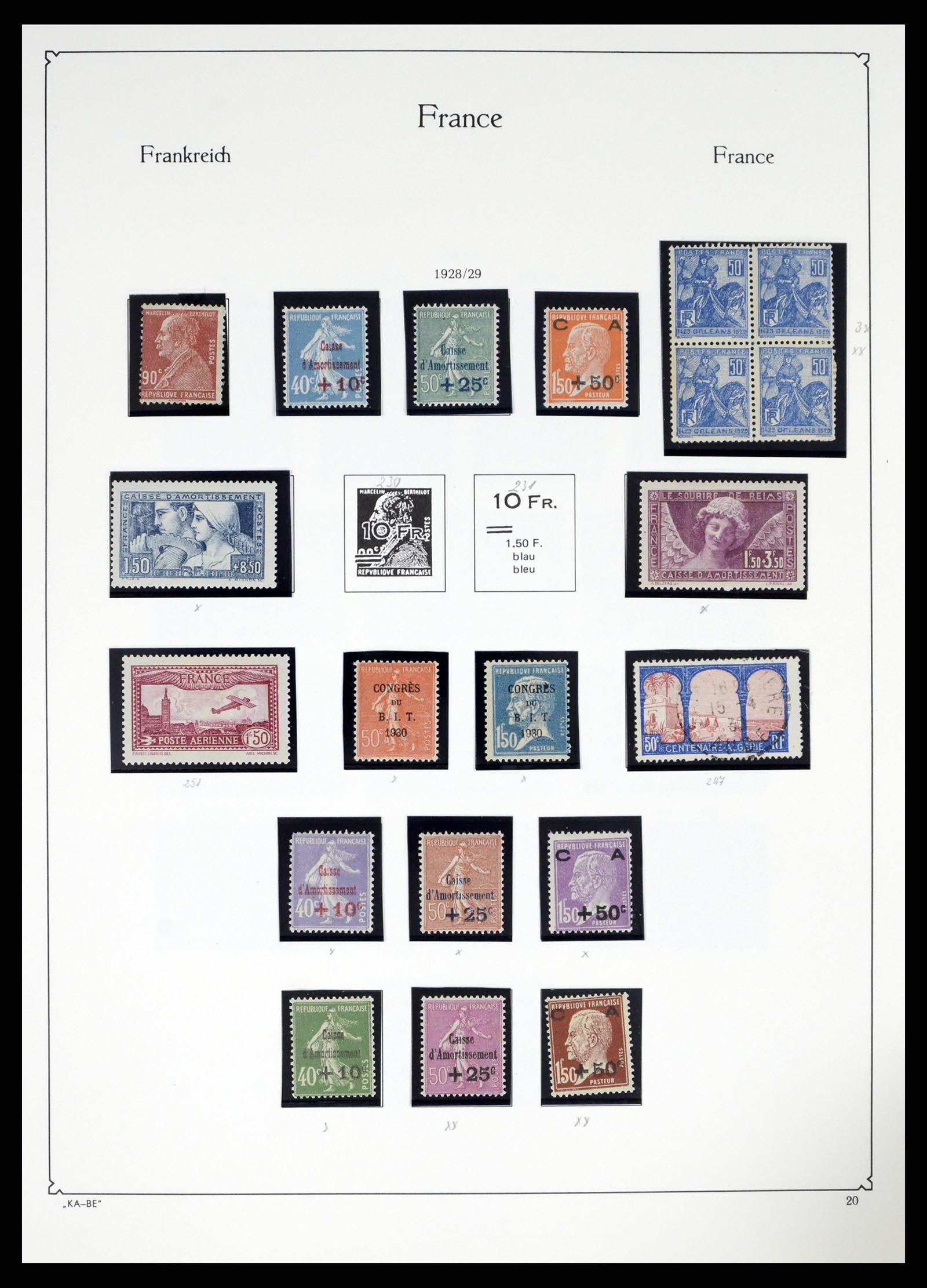 38160 0019 - Postzegelverzameling 38160 Frankrijk 1849-2006.