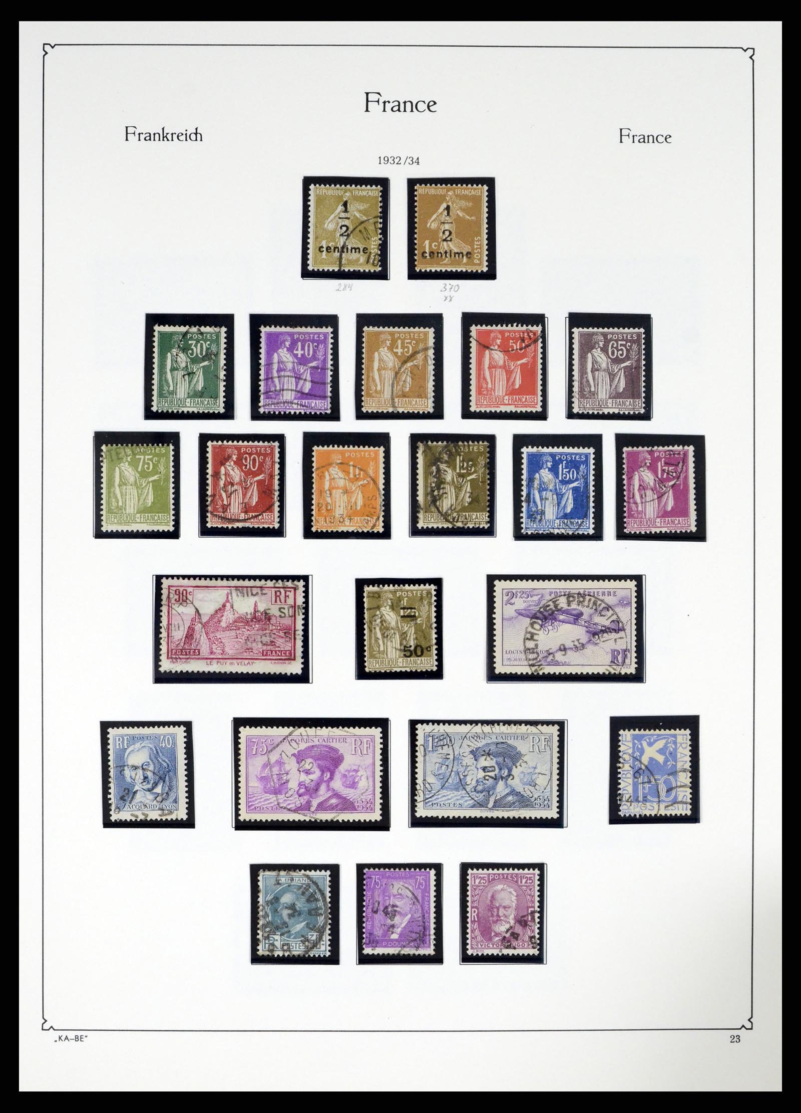 38160 0022 - Stamp collection 38160 France 1849-2006.