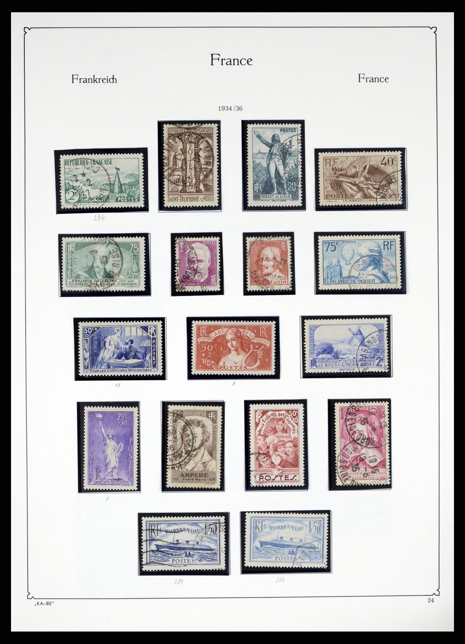 38160 0023 - Postzegelverzameling 38160 Frankrijk 1849-2006.