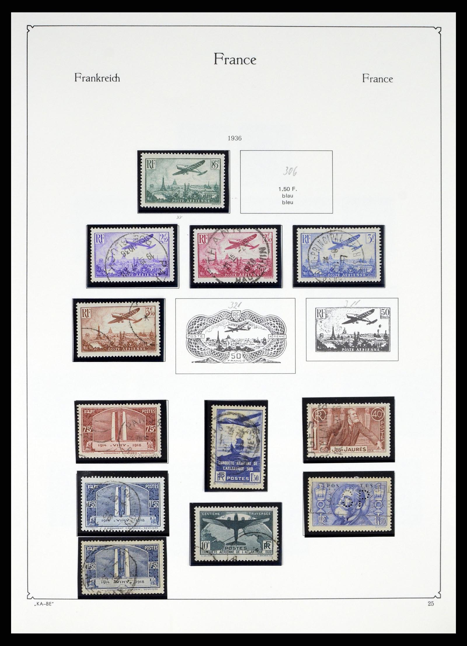 38160 0024 - Postzegelverzameling 38160 Frankrijk 1849-2006.