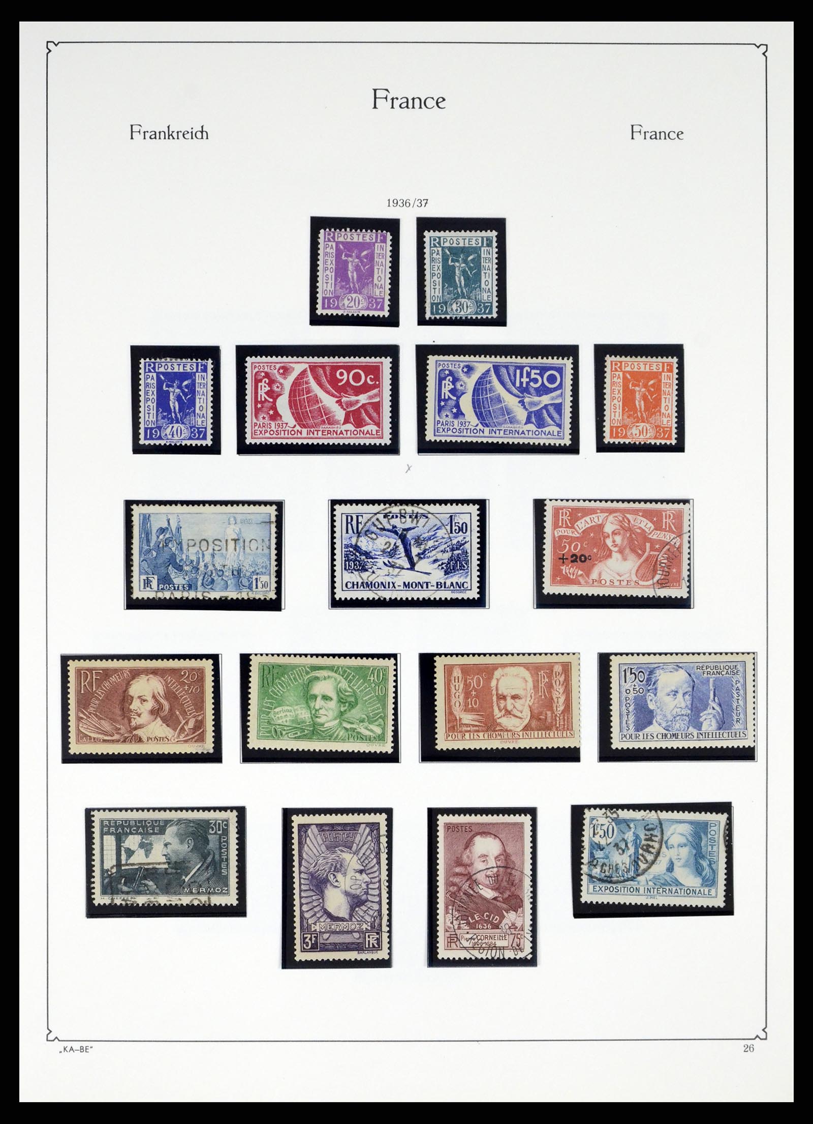 38160 0025 - Postzegelverzameling 38160 Frankrijk 1849-2006.