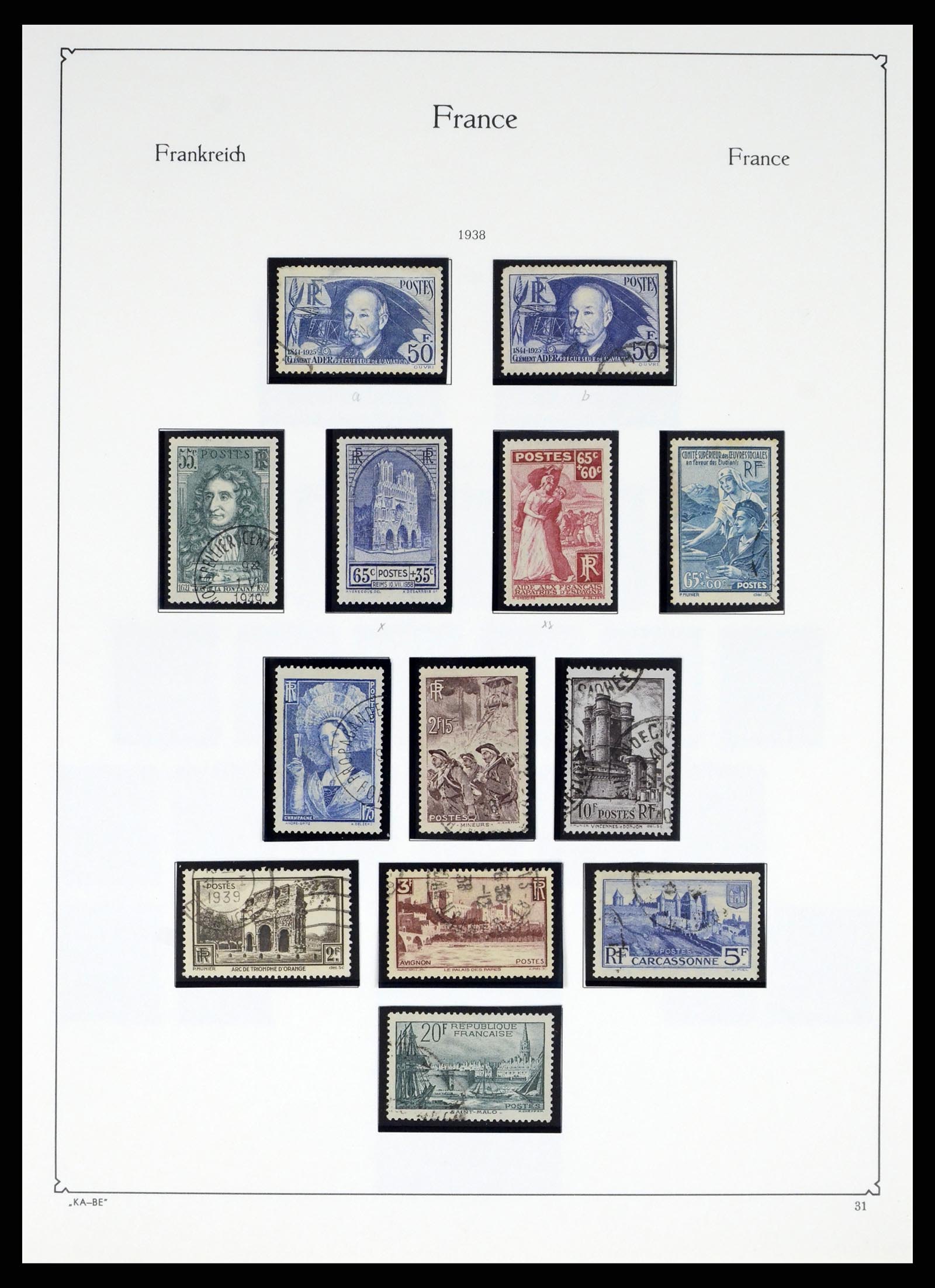 38160 0030 - Stamp collection 38160 France 1849-2006.