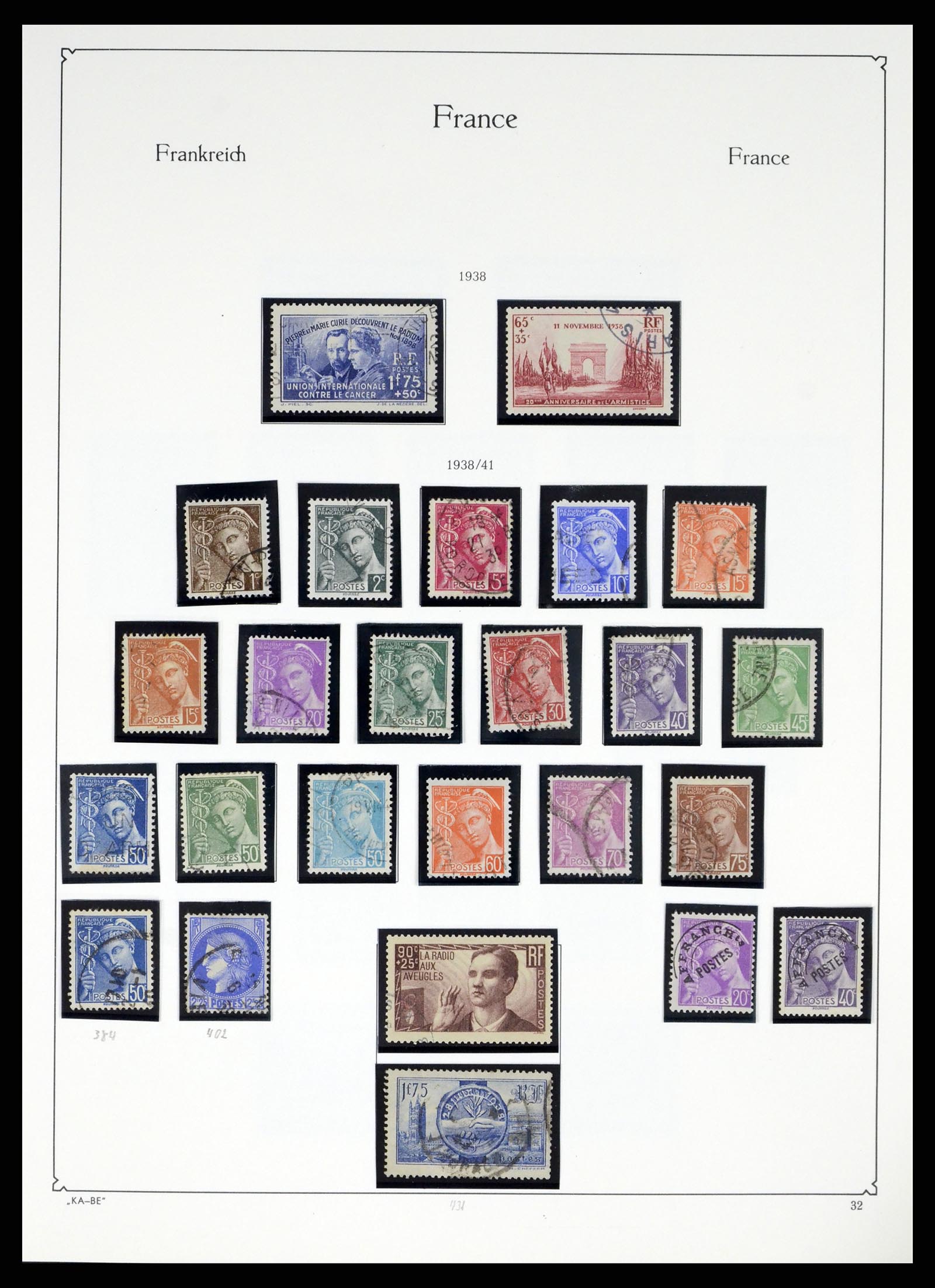 38160 0031 - Postzegelverzameling 38160 Frankrijk 1849-2006.