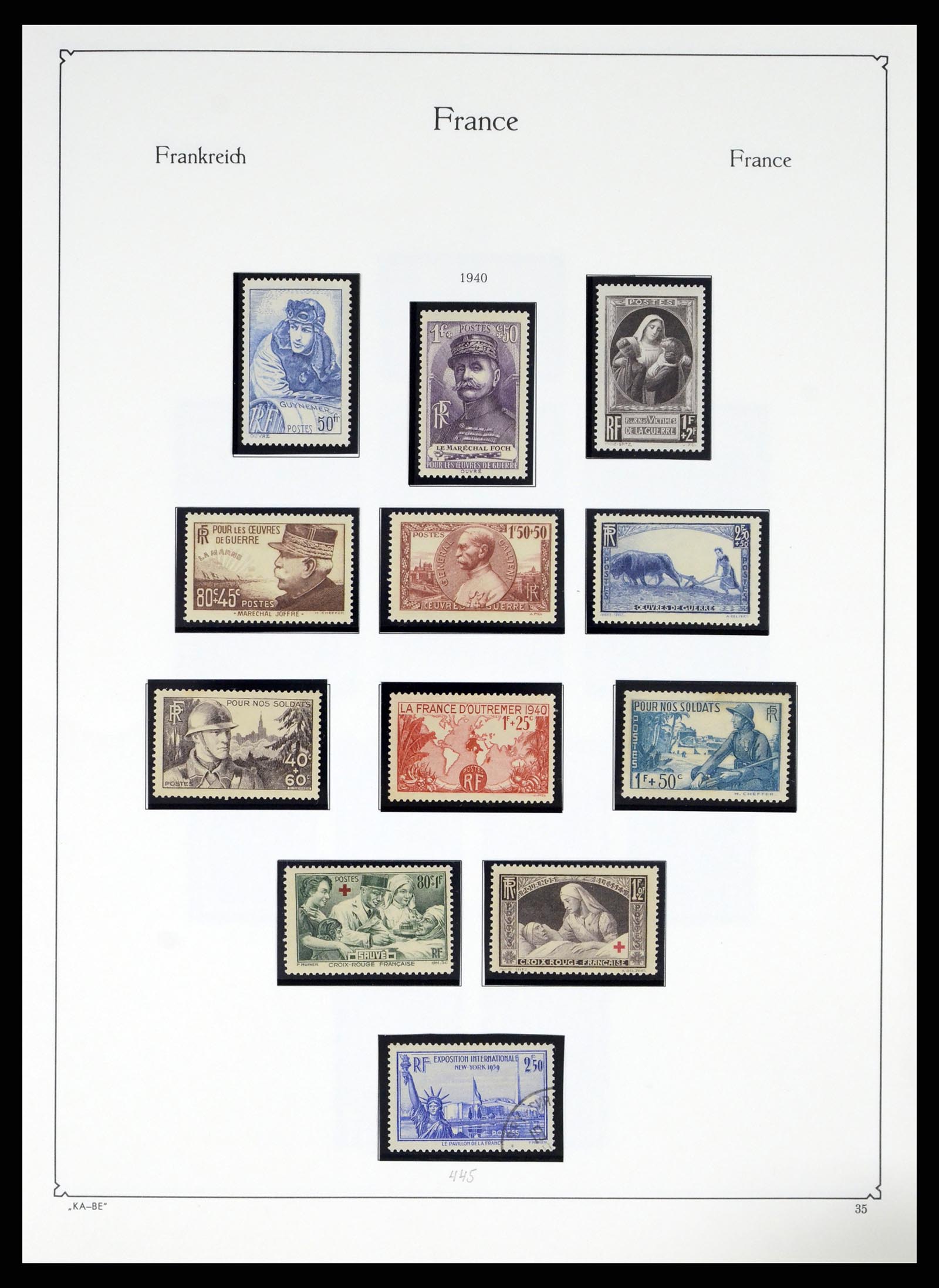 38160 0034 - Postzegelverzameling 38160 Frankrijk 1849-2006.
