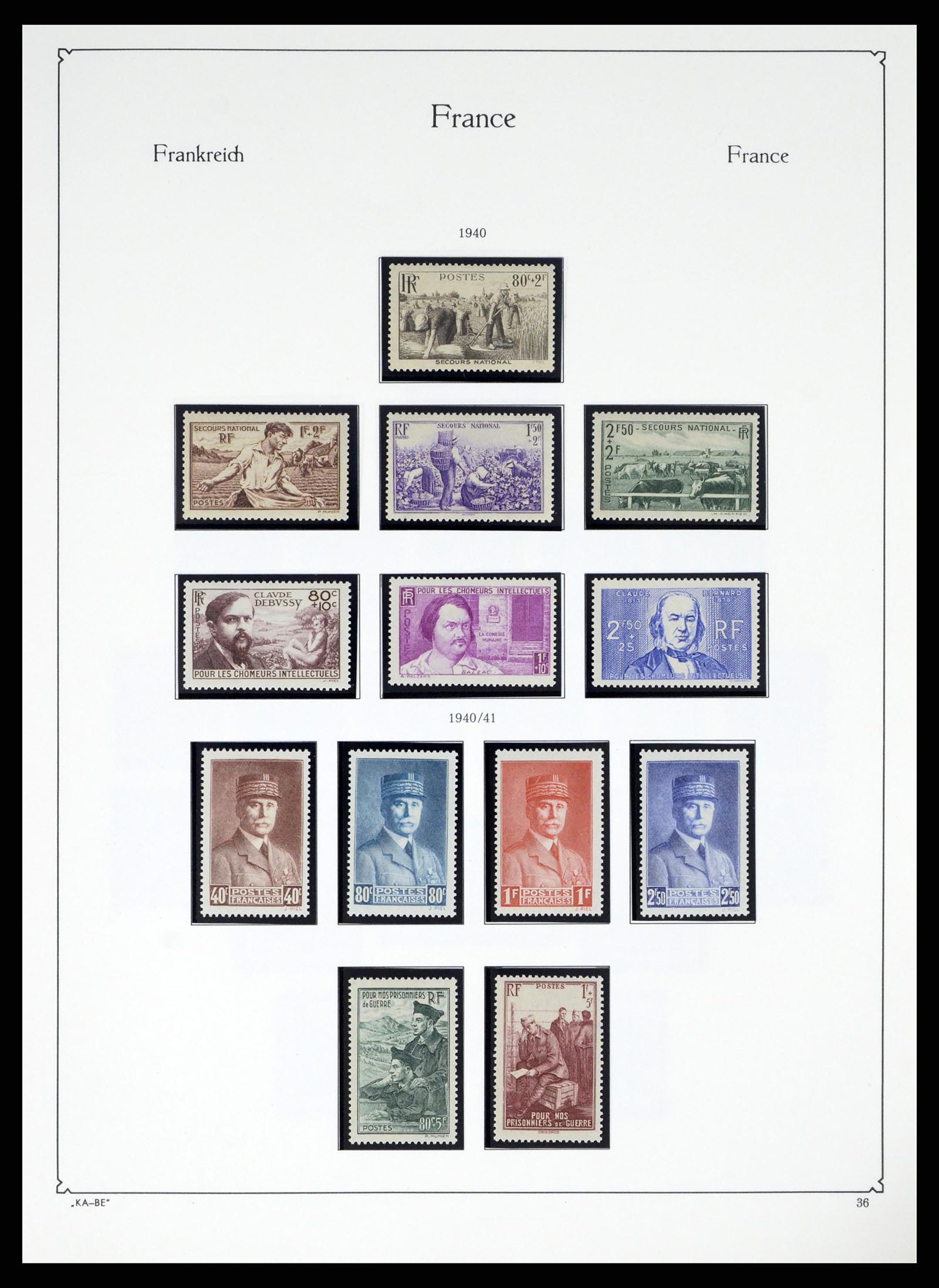 38160 0035 - Stamp collection 38160 France 1849-2006.