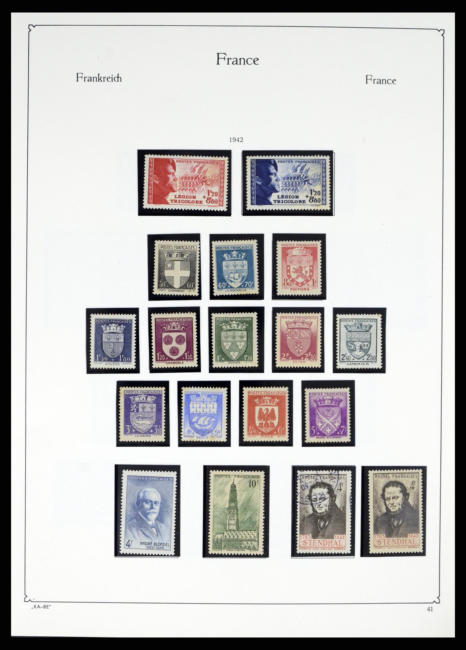 38160 0040 - Stamp collection 38160 France 1849-2006.