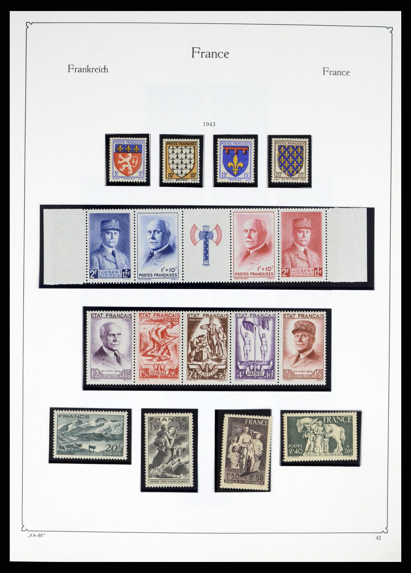 38160 0041 - Postzegelverzameling 38160 Frankrijk 1849-2006.