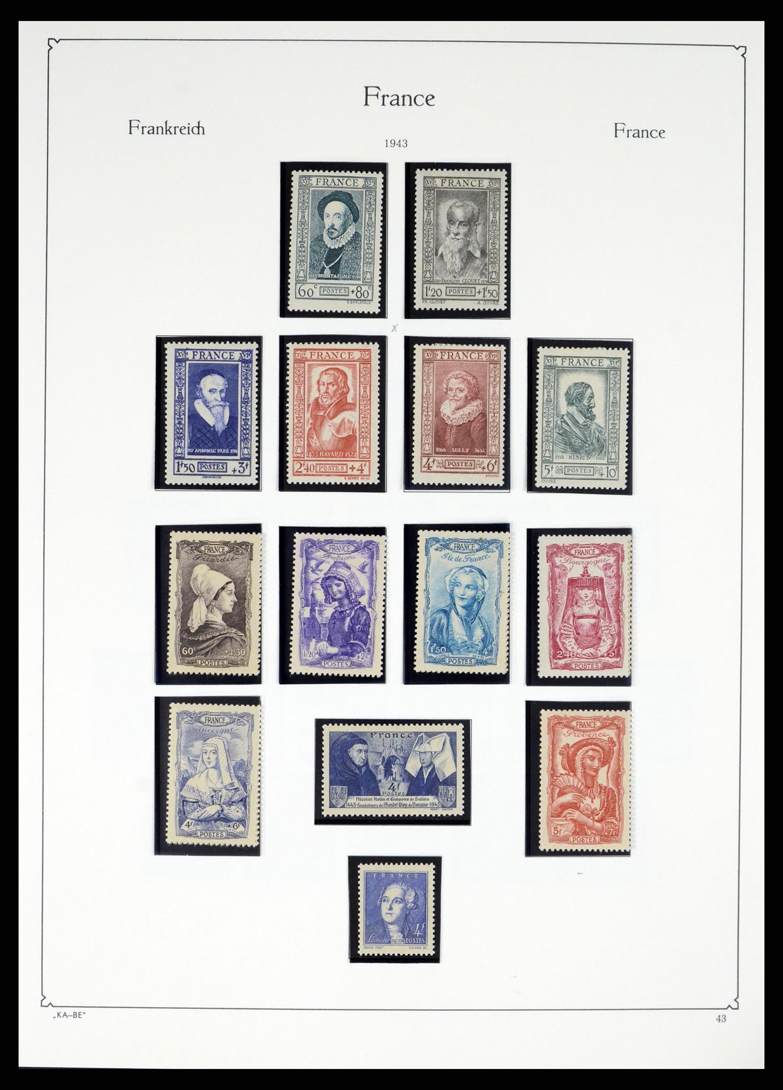 38160 0042 - Postzegelverzameling 38160 Frankrijk 1849-2006.