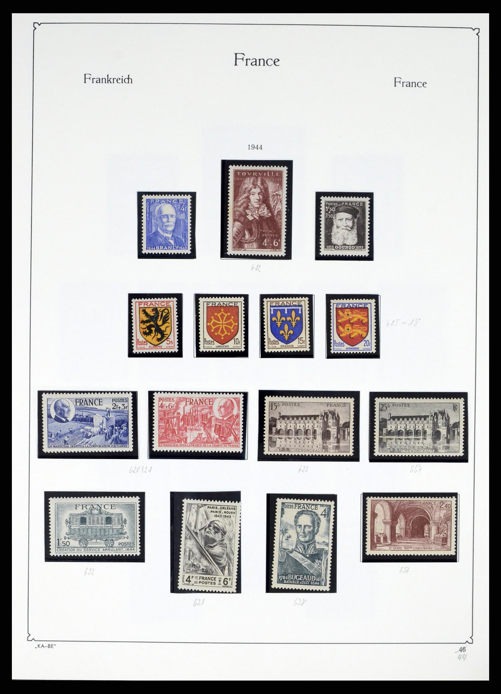 38160 0045 - Stamp collection 38160 France 1849-2006.