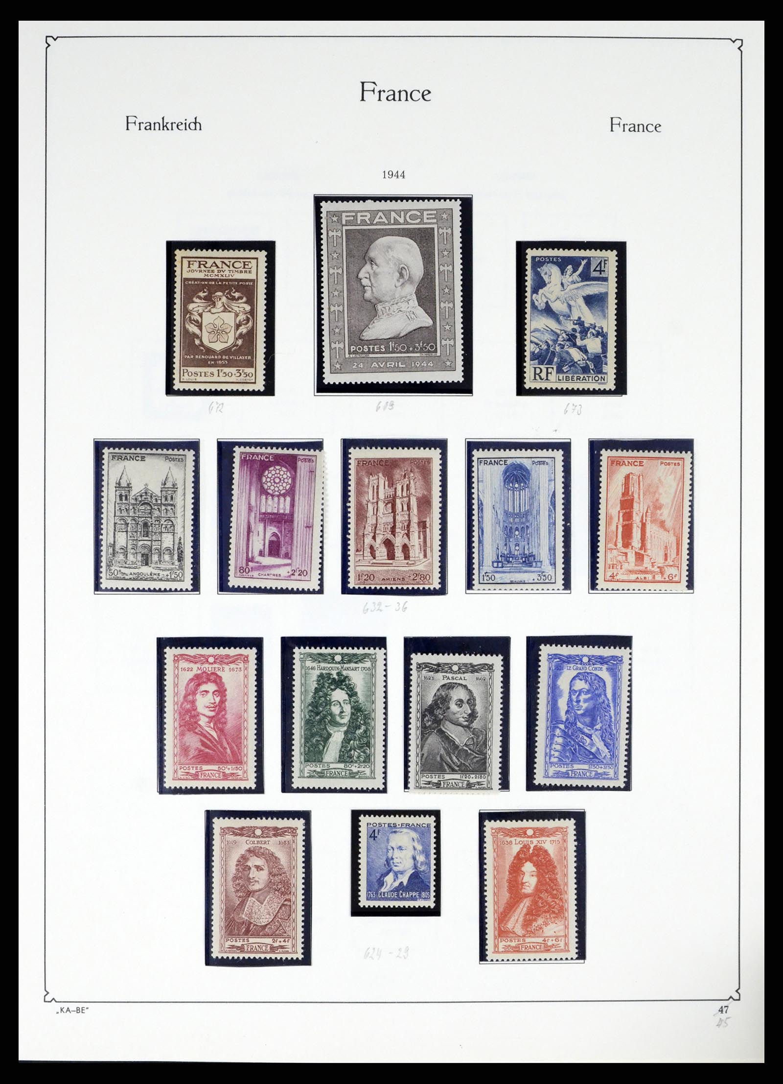 38160 0046 - Stamp collection 38160 France 1849-2006.