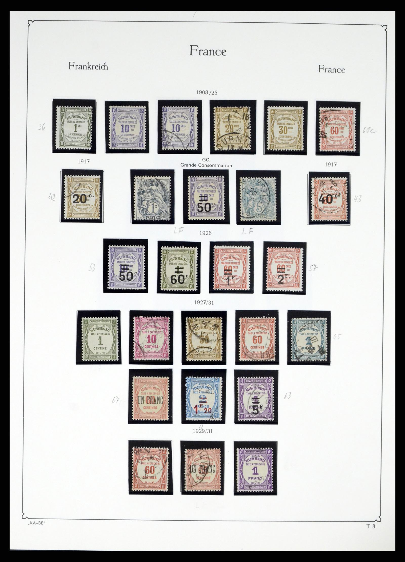 38160 0049 - Stamp collection 38160 France 1849-2006.