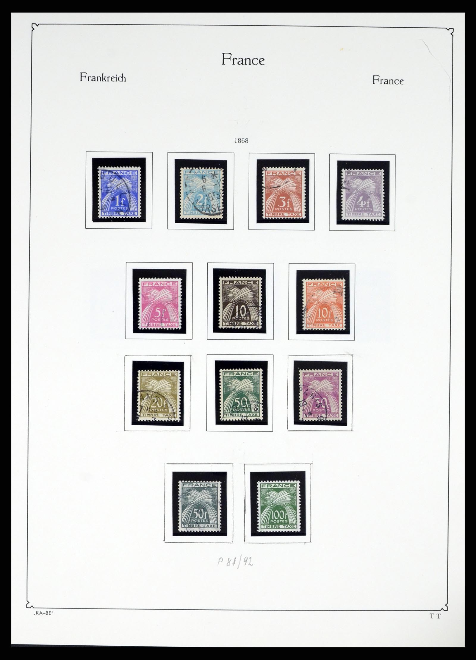 38160 0051 - Postzegelverzameling 38160 Frankrijk 1849-2006.