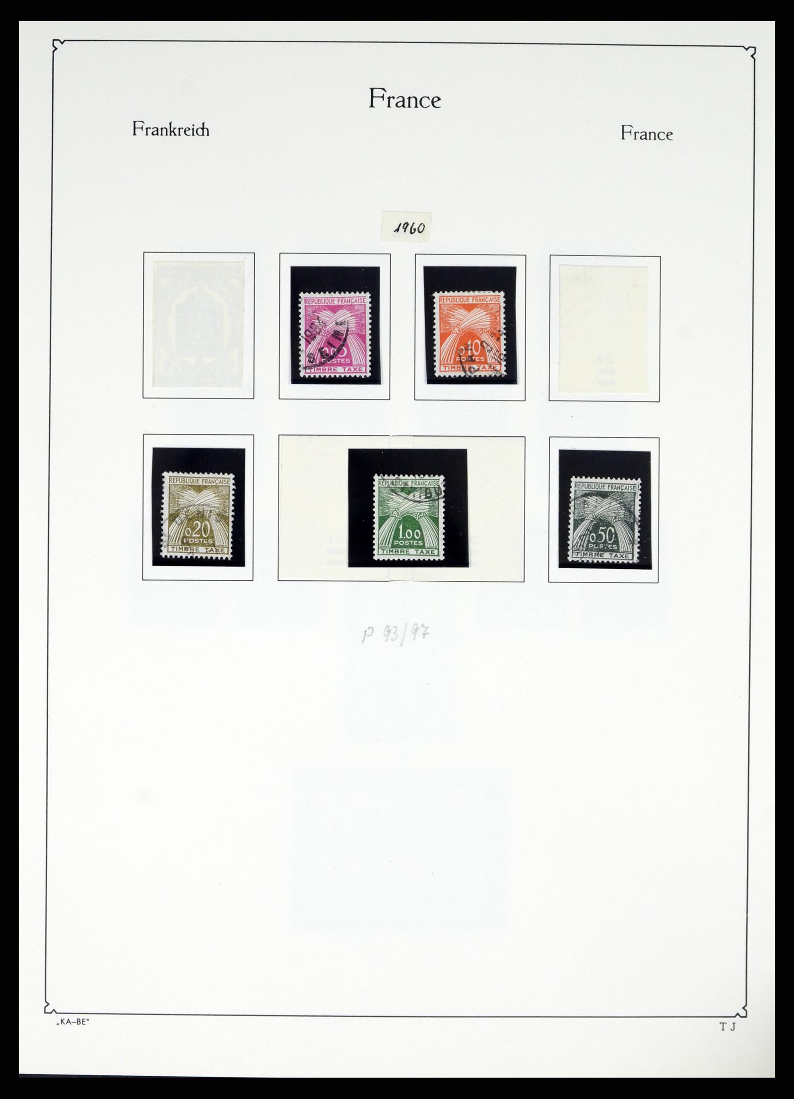 38160 0052 - Postzegelverzameling 38160 Frankrijk 1849-2006.