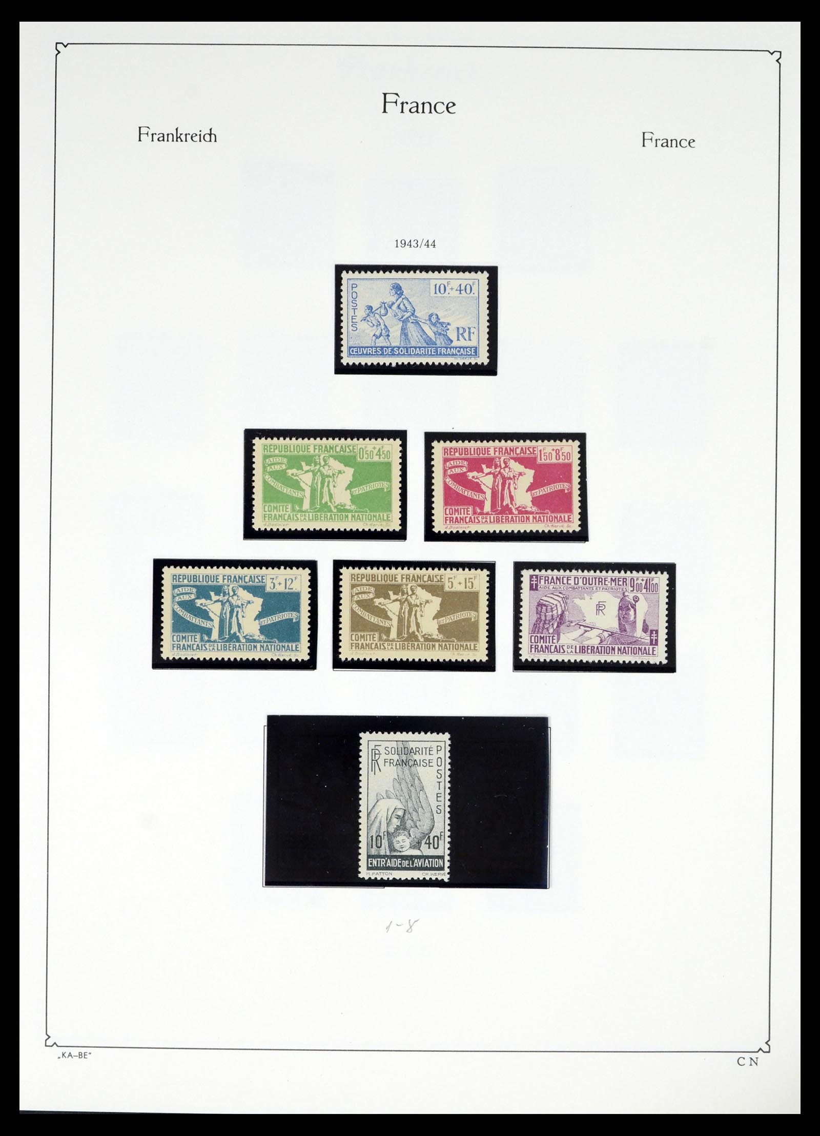 38160 0054 - Stamp collection 38160 France 1849-2006.
