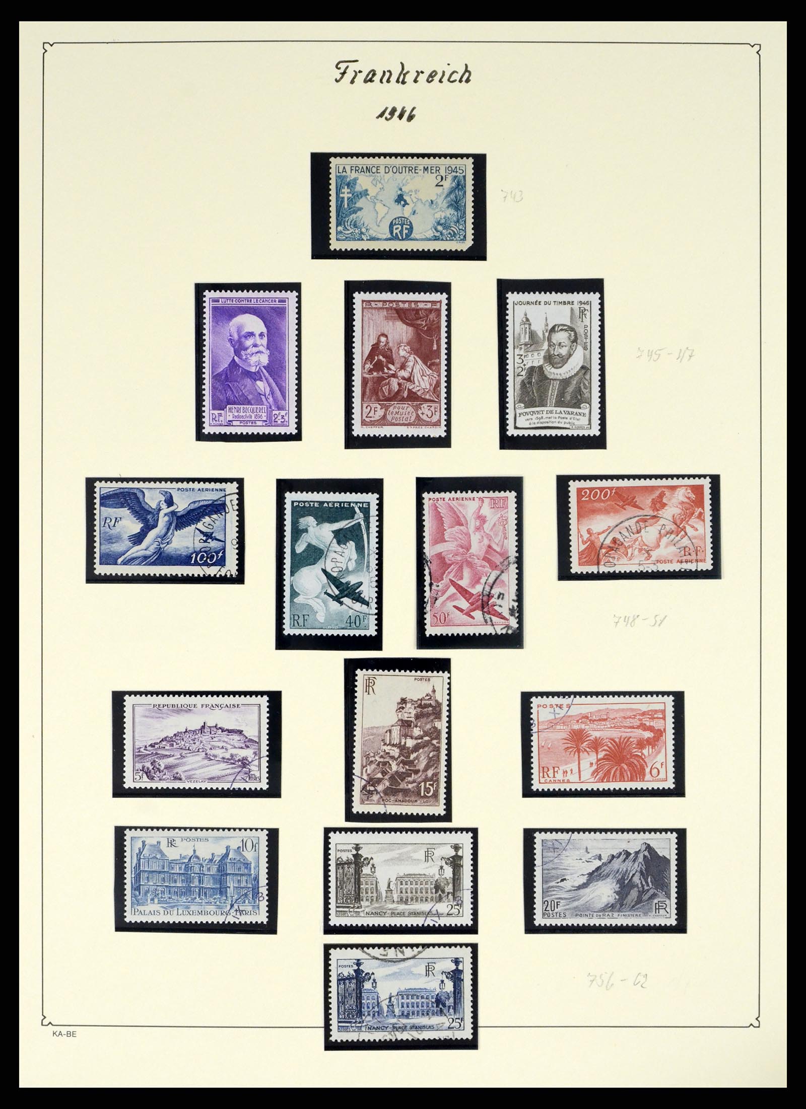 38160 0058 - Stamp collection 38160 France 1849-2006.