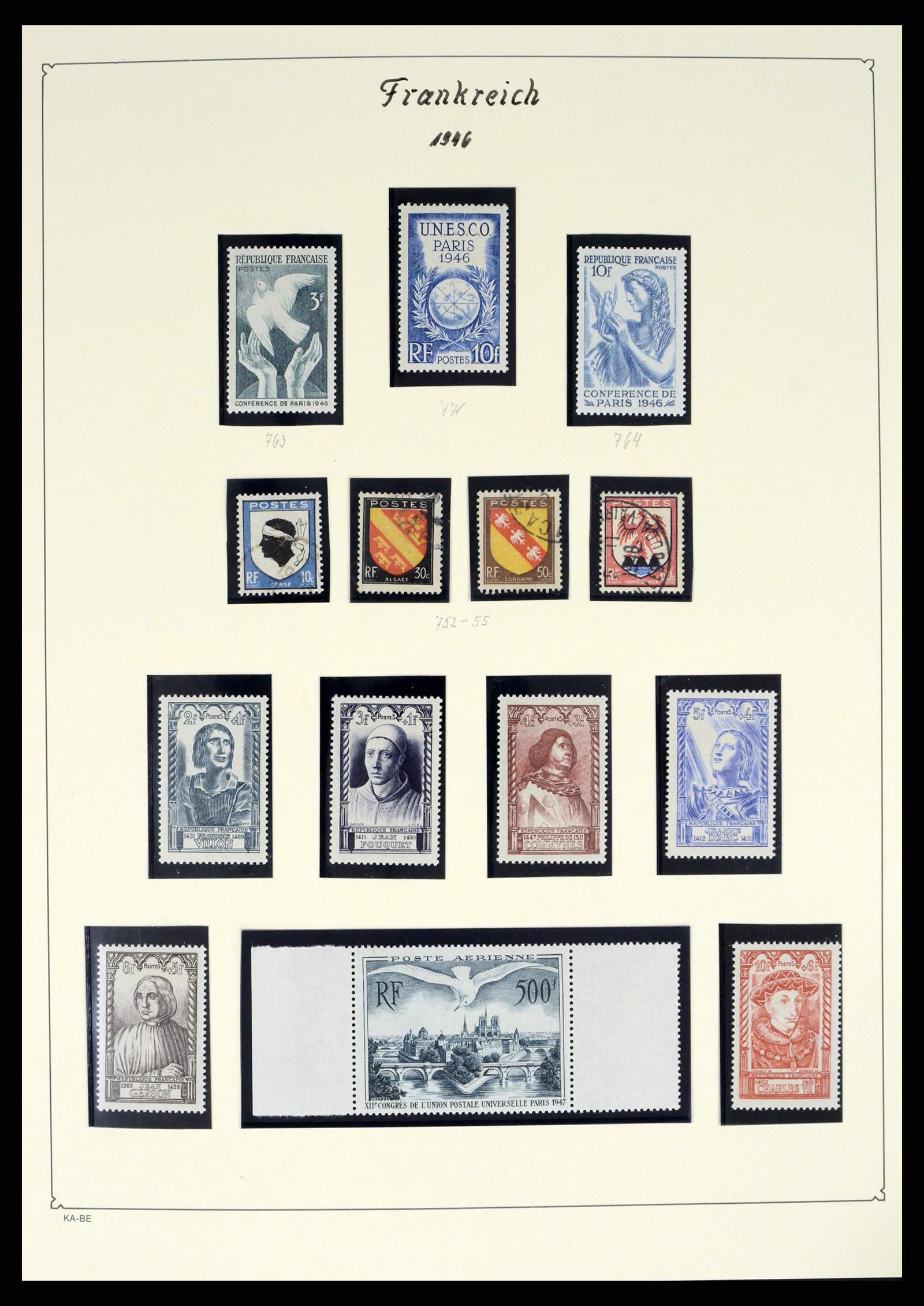 38160 0061 - Stamp collection 38160 France 1849-2006.