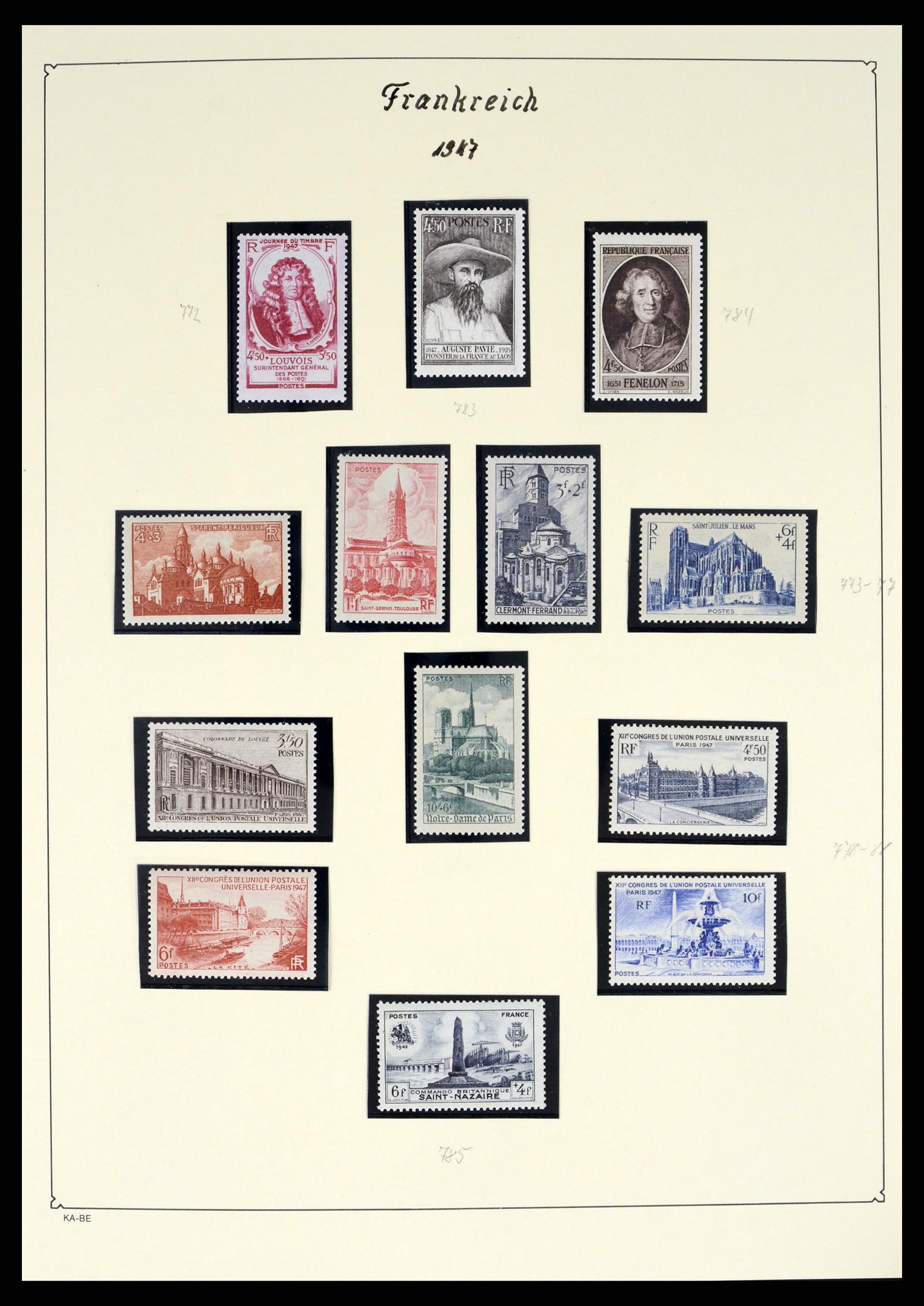 38160 0062 - Stamp collection 38160 France 1849-2006.