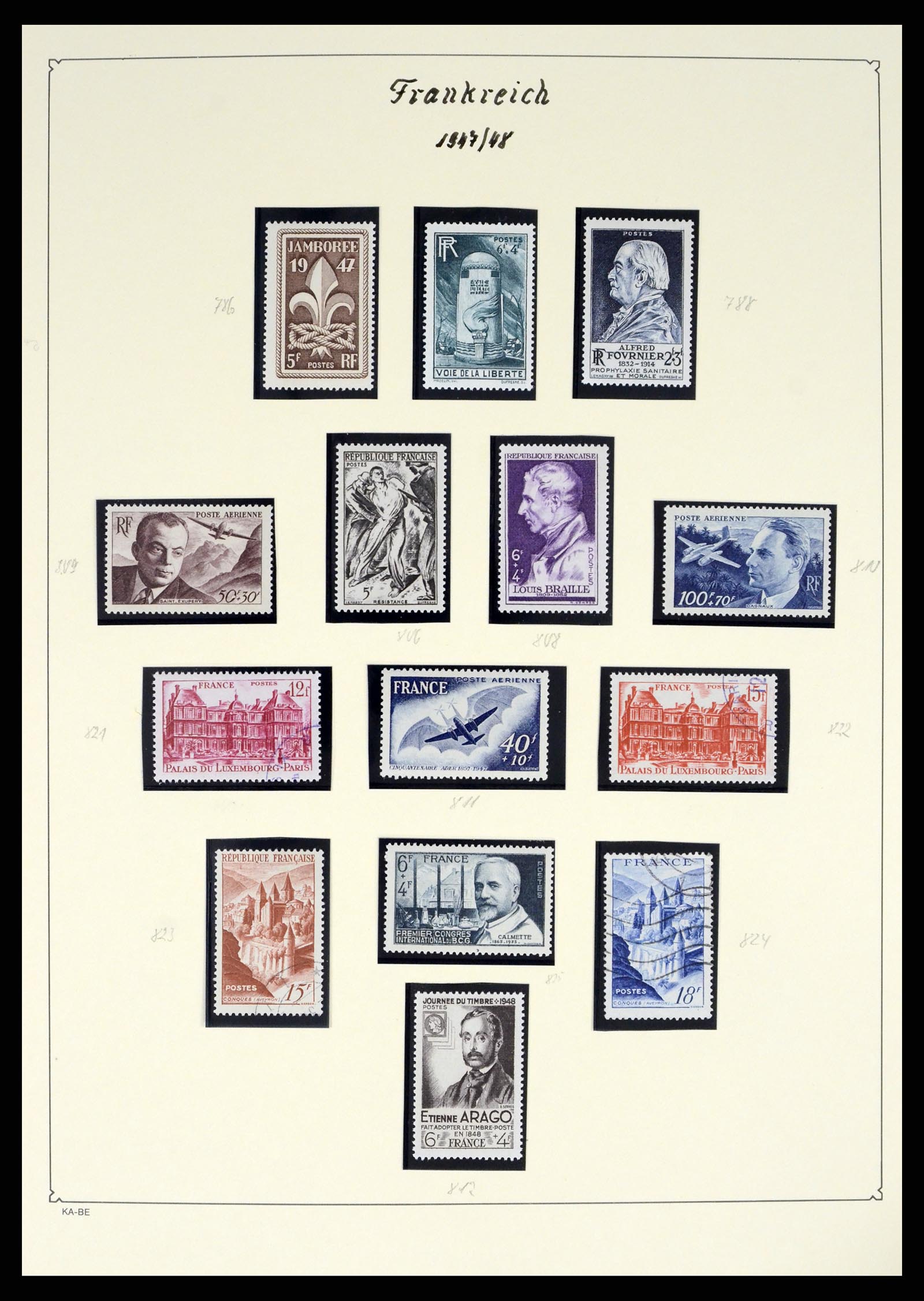 38160 0064 - Stamp collection 38160 France 1849-2006.