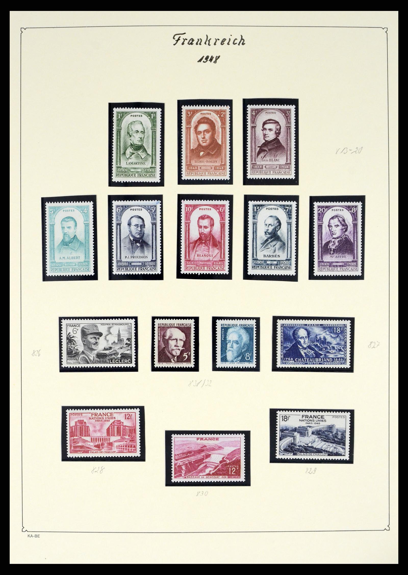 38160 0065 - Stamp collection 38160 France 1849-2006.