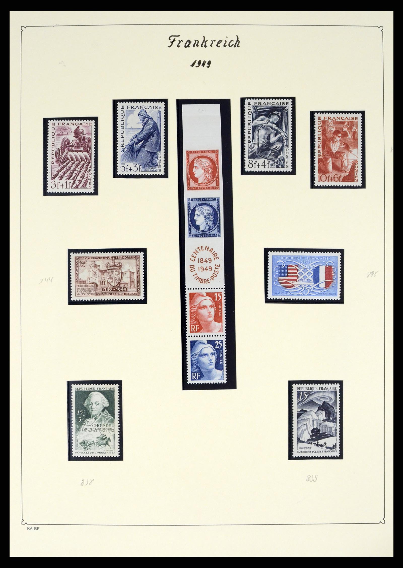 38160 0066 - Stamp collection 38160 France 1849-2006.