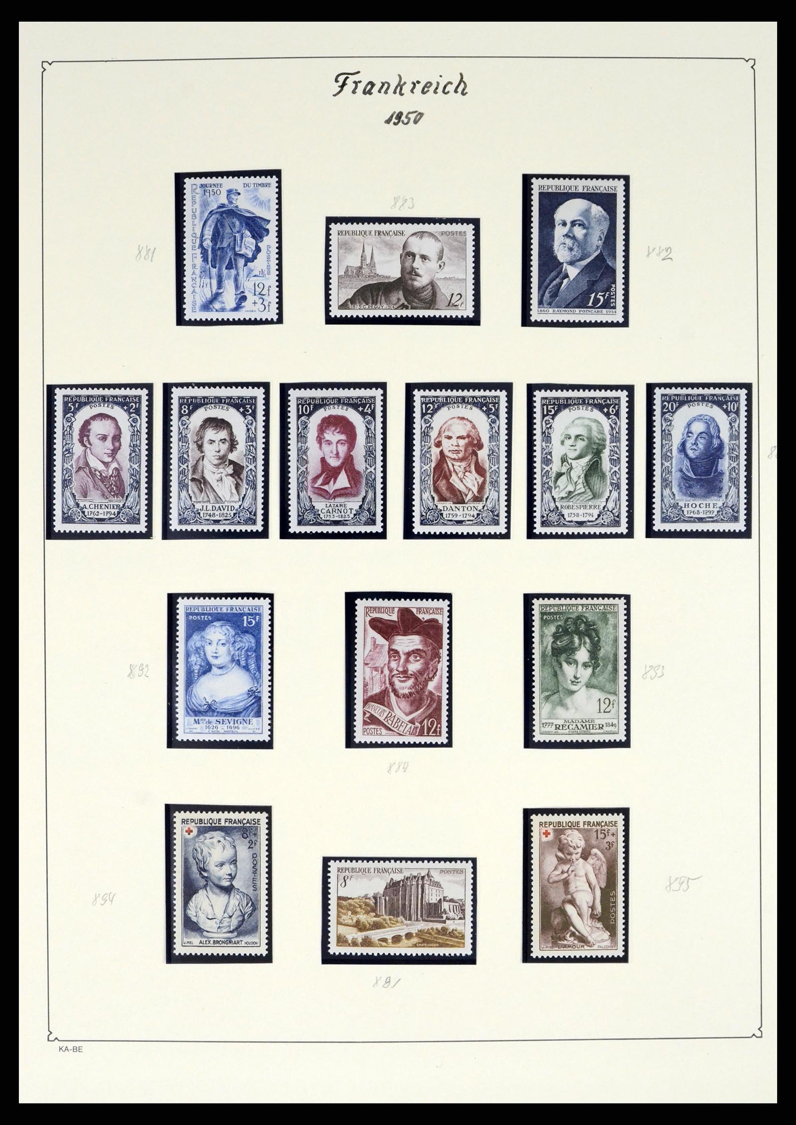 38160 0071 - Stamp collection 38160 France 1849-2006.