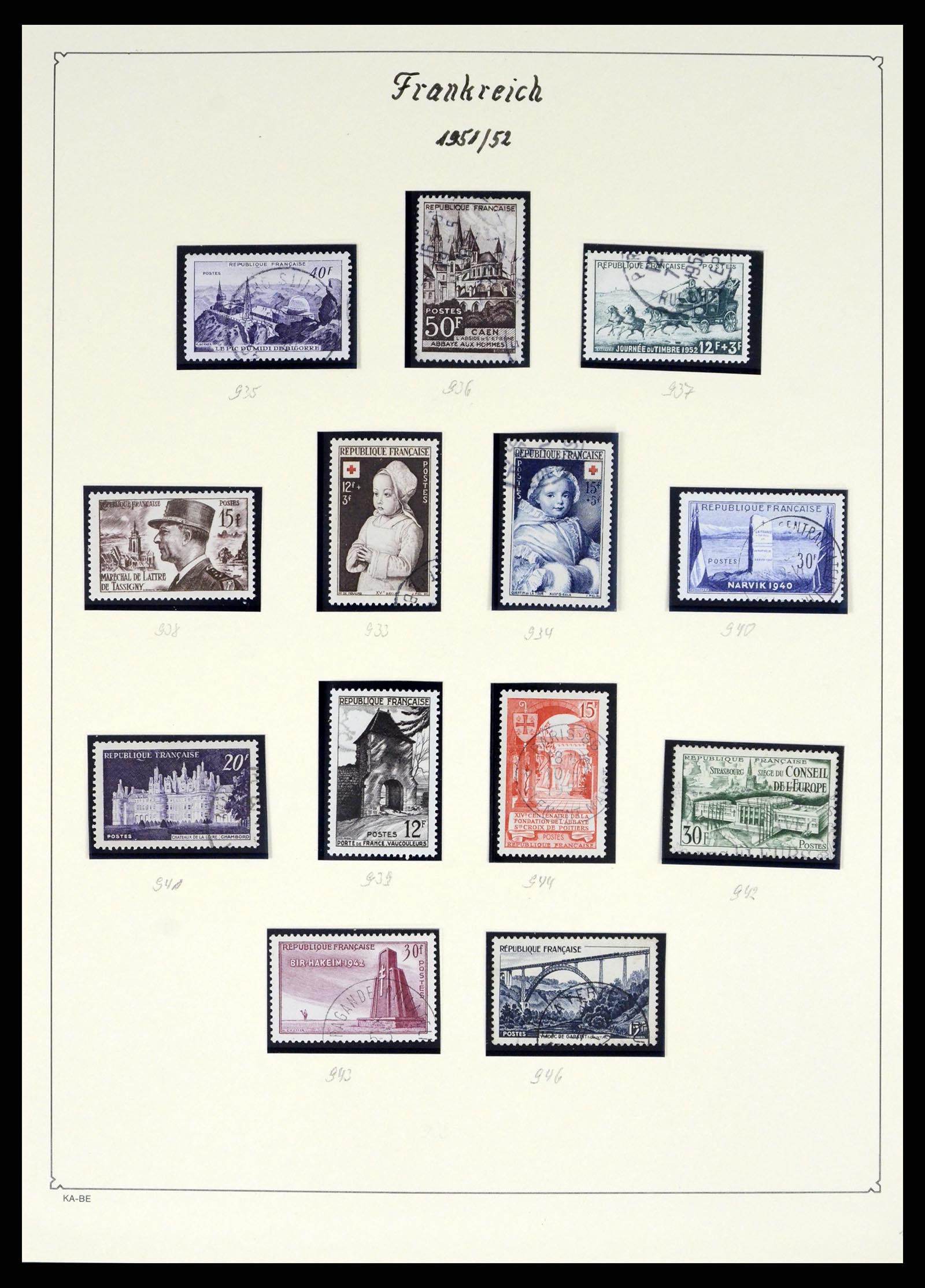 38160 0075 - Stamp collection 38160 France 1849-2006.