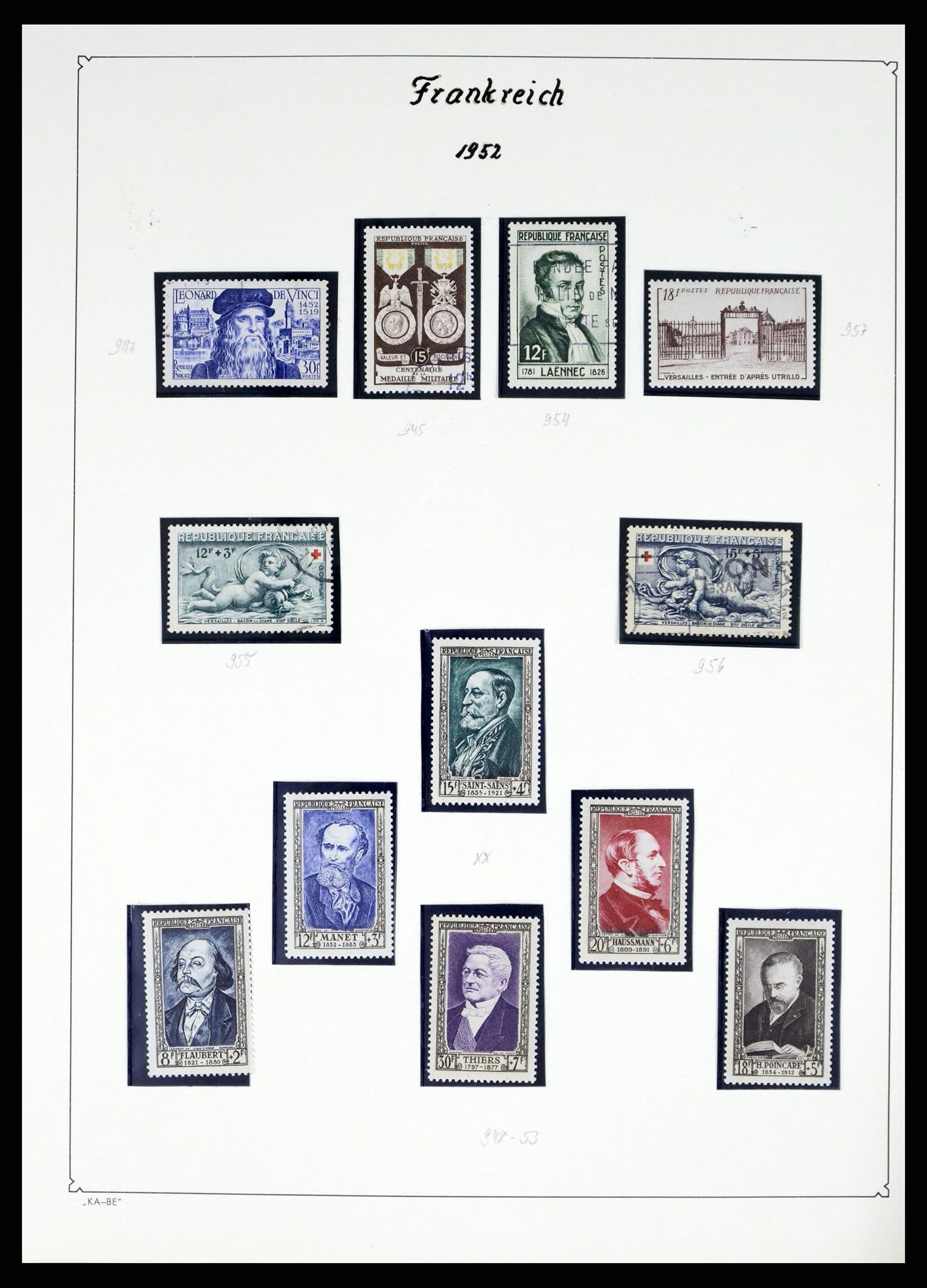 38160 0076 - Stamp collection 38160 France 1849-2006.