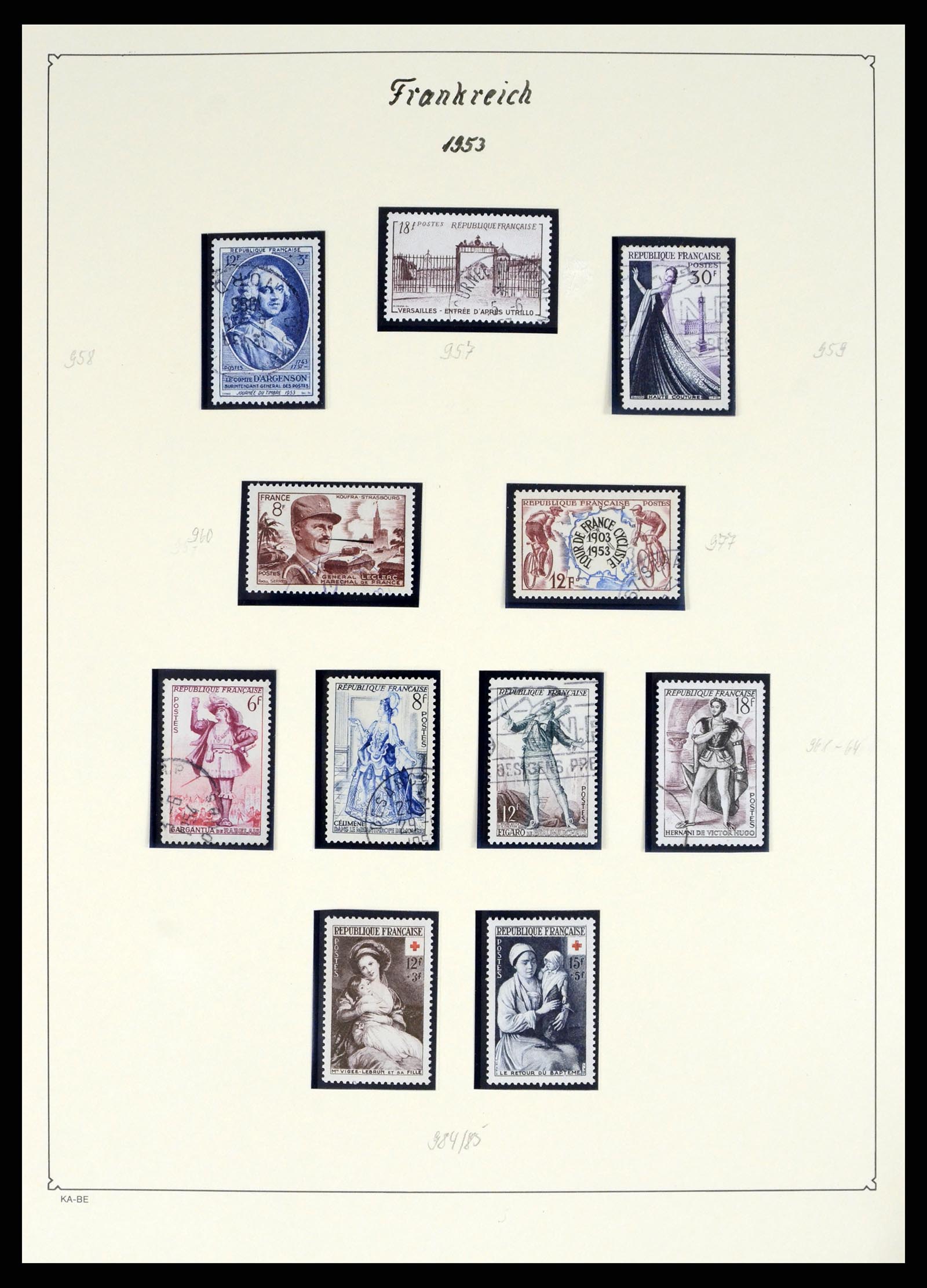 38160 0077 - Stamp collection 38160 France 1849-2006.