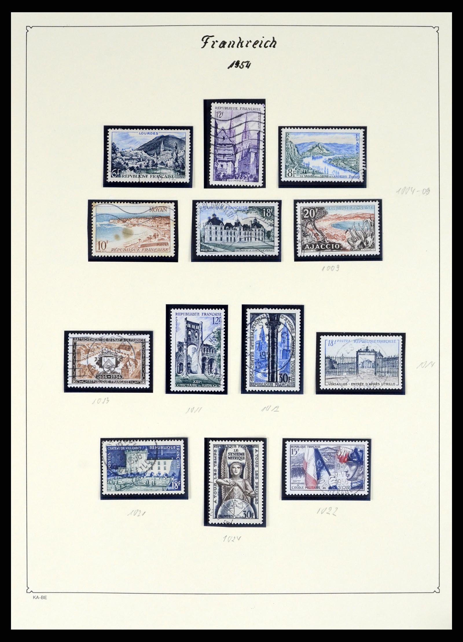 38160 0080 - Stamp collection 38160 France 1849-2006.
