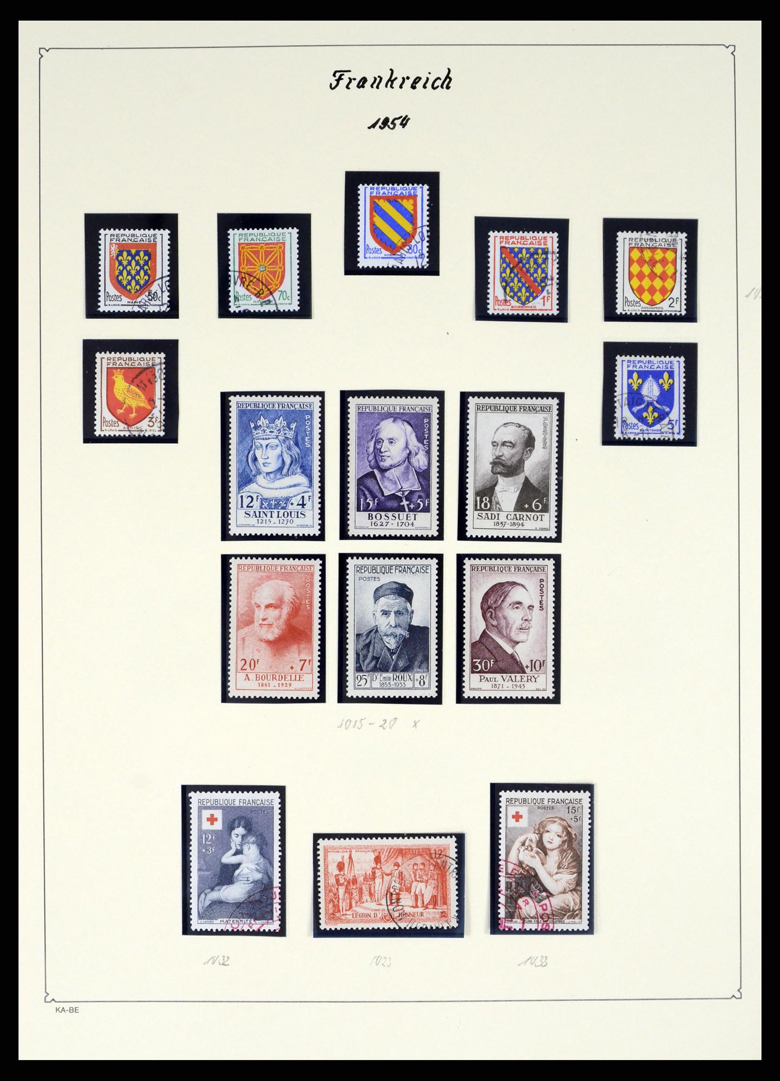 38160 0081 - Stamp collection 38160 France 1849-2006.