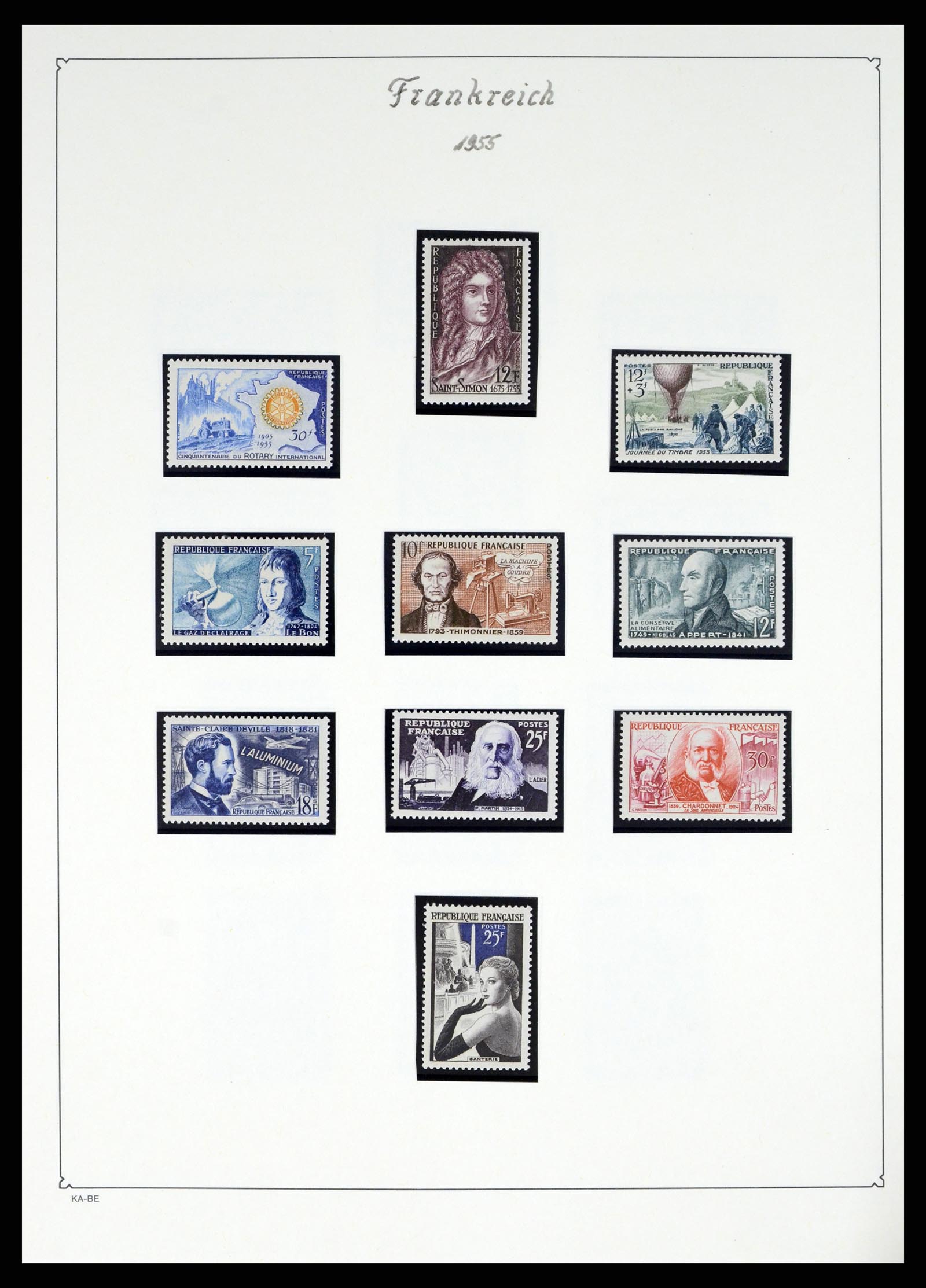 38160 0082 - Stamp collection 38160 France 1849-2006.
