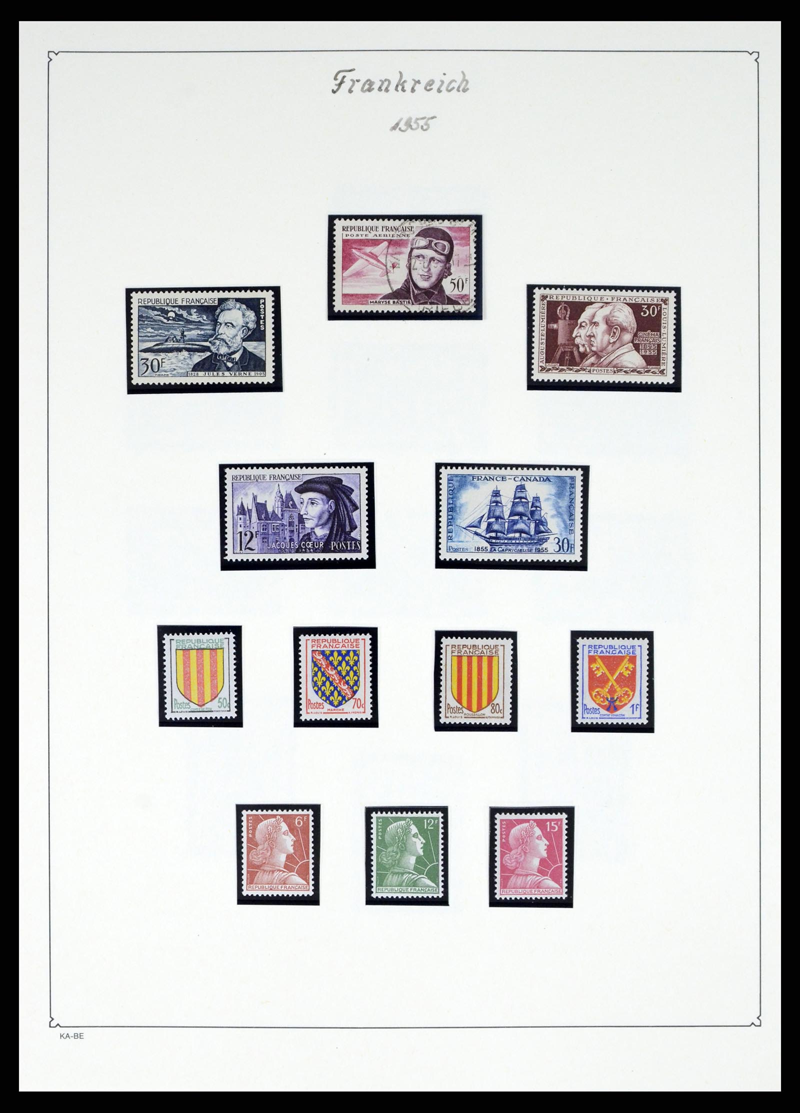 38160 0084 - Stamp collection 38160 France 1849-2006.