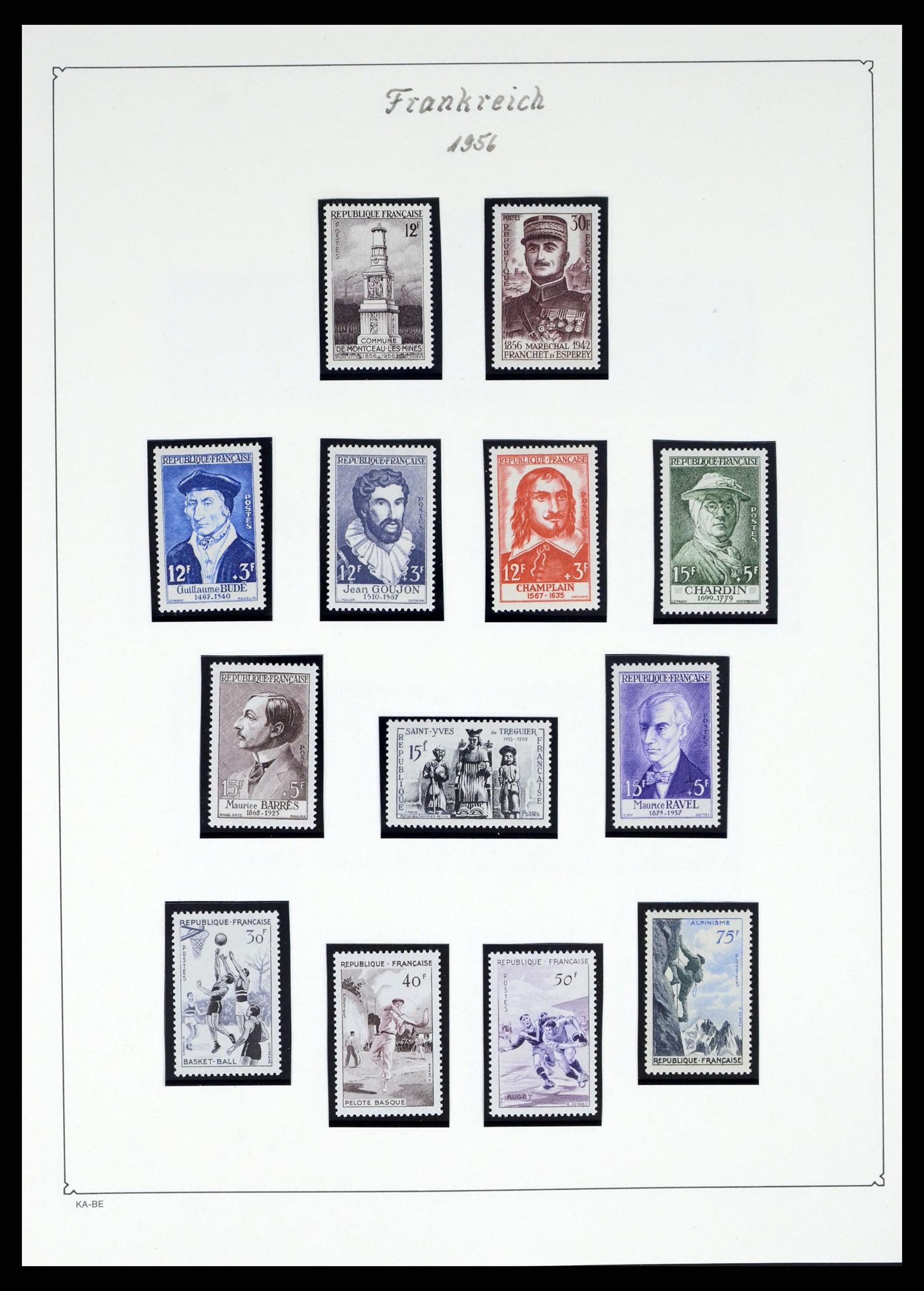 38160 0087 - Stamp collection 38160 France 1849-2006.