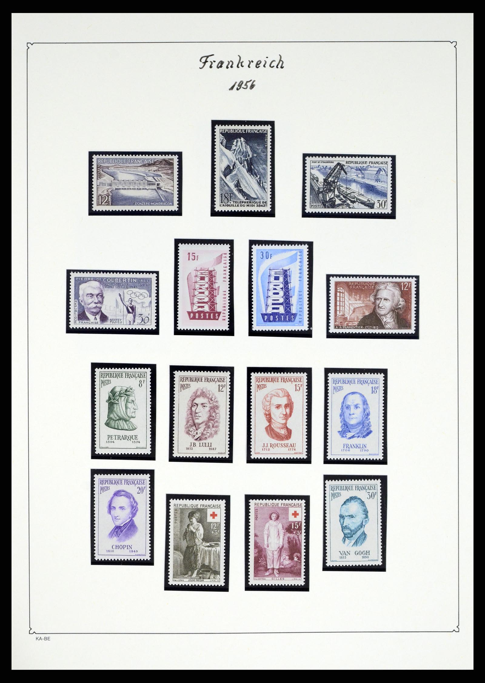 38160 0088 - Stamp collection 38160 France 1849-2006.