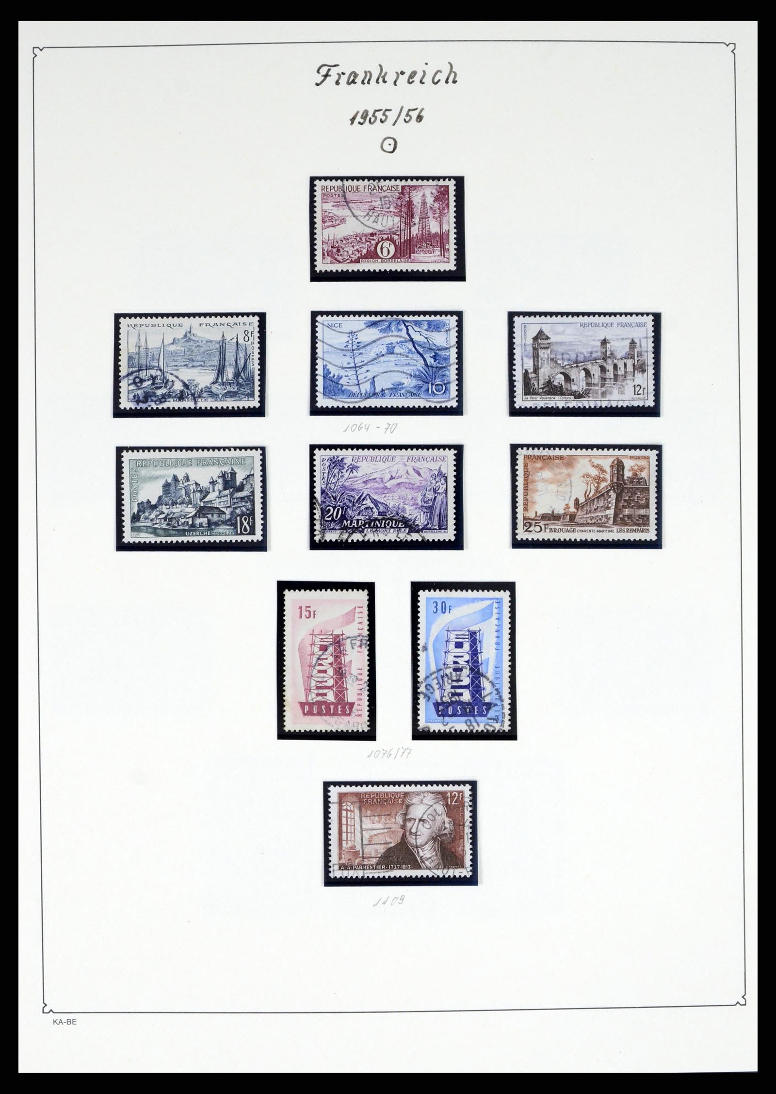 38160 0089 - Stamp collection 38160 France 1849-2006.