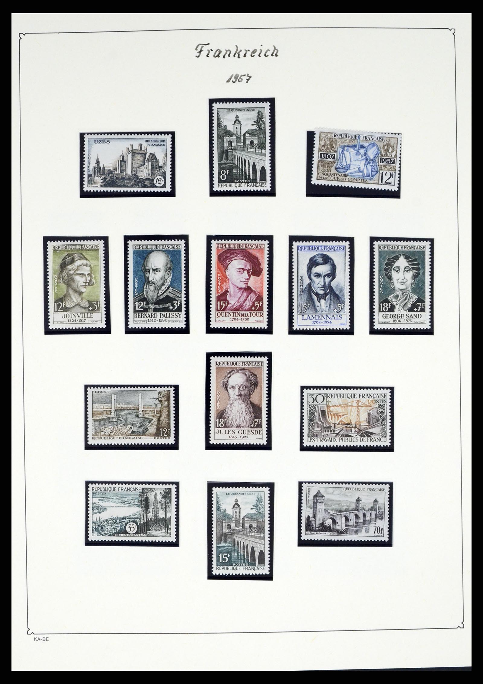38160 0091 - Stamp collection 38160 France 1849-2006.