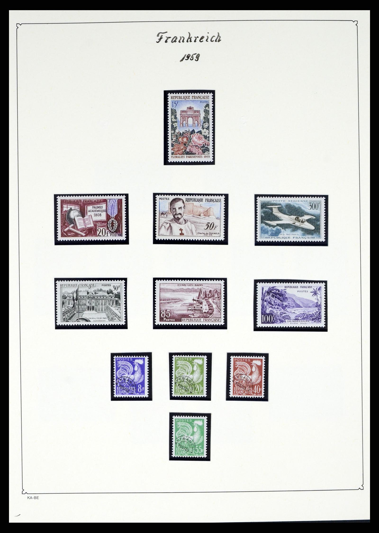 38160 0098 - Stamp collection 38160 France 1849-2006.