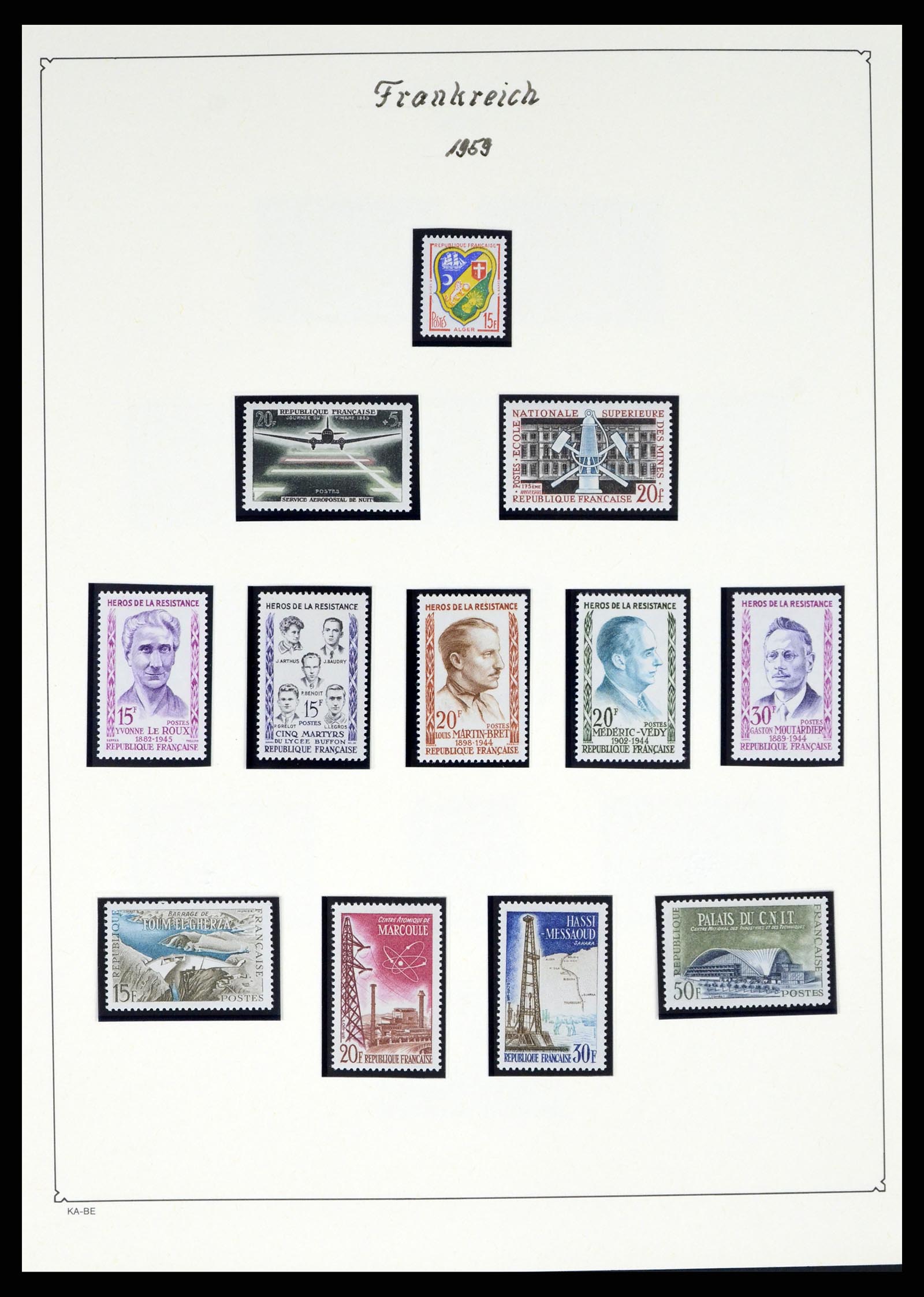 38160 0099 - Stamp collection 38160 France 1849-2006.